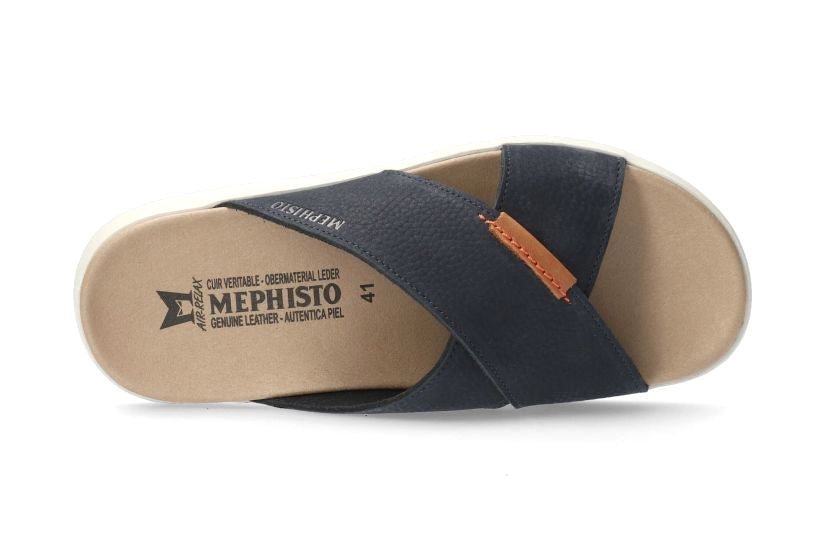 'Conrad' men's slide sandal - blue - Chaplinshoes'Conrad' men's slide sandal - blueMephisto