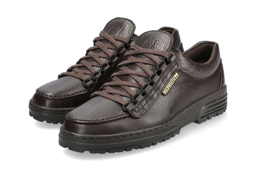 'Cruiser' men's mephisto originals lace-up shoes - Dark brown