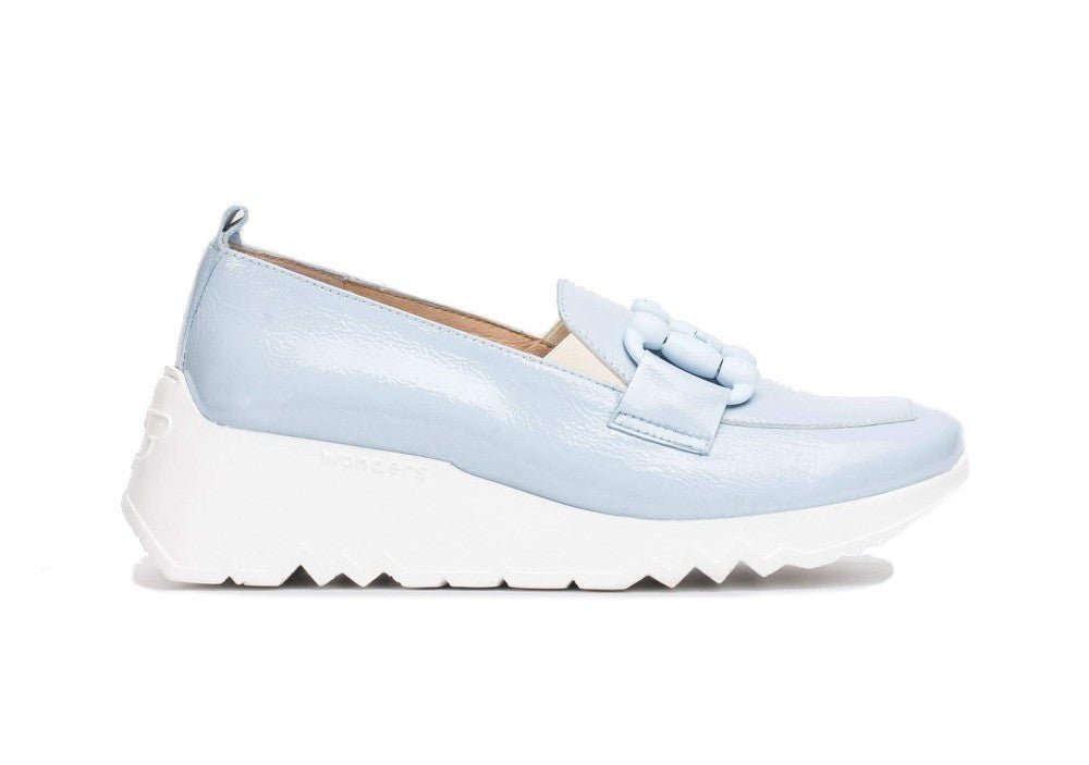 'Dance' women's moccasin - Blue patent - Chaplinshoes'Dance' women's moccasin - Blue patentWonders