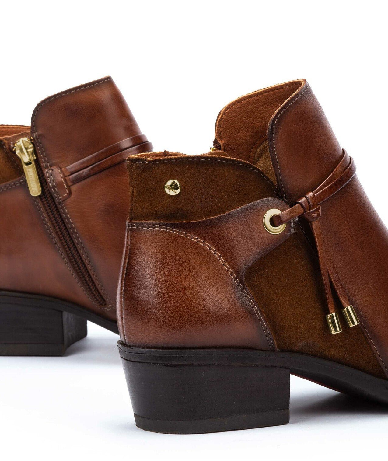 Dames enkellaars 'Daroca' - Cuero bruin - ChaplinshoesDames enkellaars 'Daroca' - Cuero bruinPikolinos