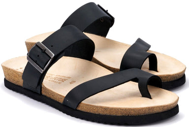 'Douglas' men's slide wide fit (H) sandal - black - Chaplinshoes'Douglas' men's slide wide fit (H) sandal - blackMephisto