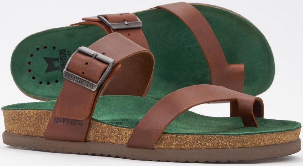 'Douglas' men's wide fit (H) slide sandal - brown - Chaplinshoes'Douglas' men's wide fit (H) slide sandal - brownMephisto