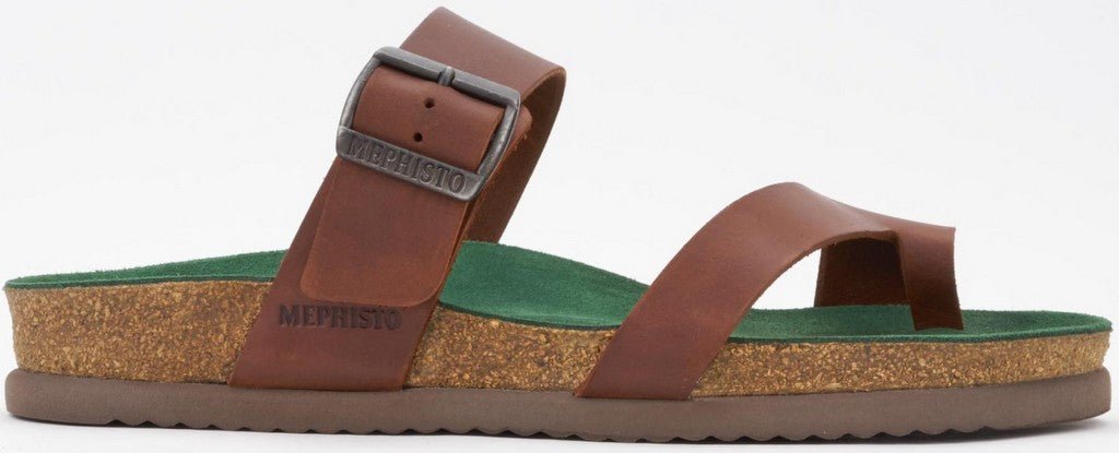 'Douglas' men's wide fit (H) slide sandal - brown - Chaplinshoes'Douglas' men's wide fit (H) slide sandal - brownMephisto