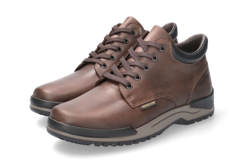 Botte à lacets ergonomique 'Clément' pour homme - marron