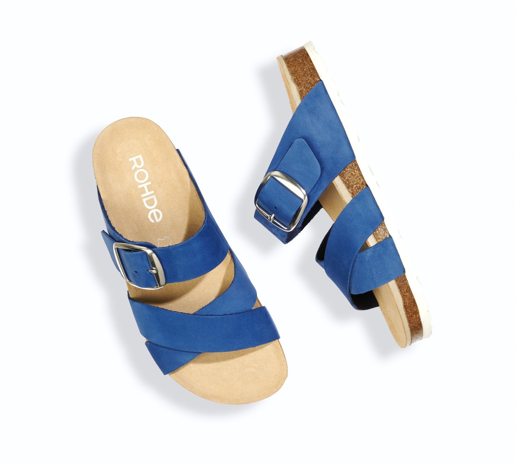 Sandalo slide da donna 'Elba' - blu - ChaplinshoesSandalo slide da donna "Elba" - bluRohde