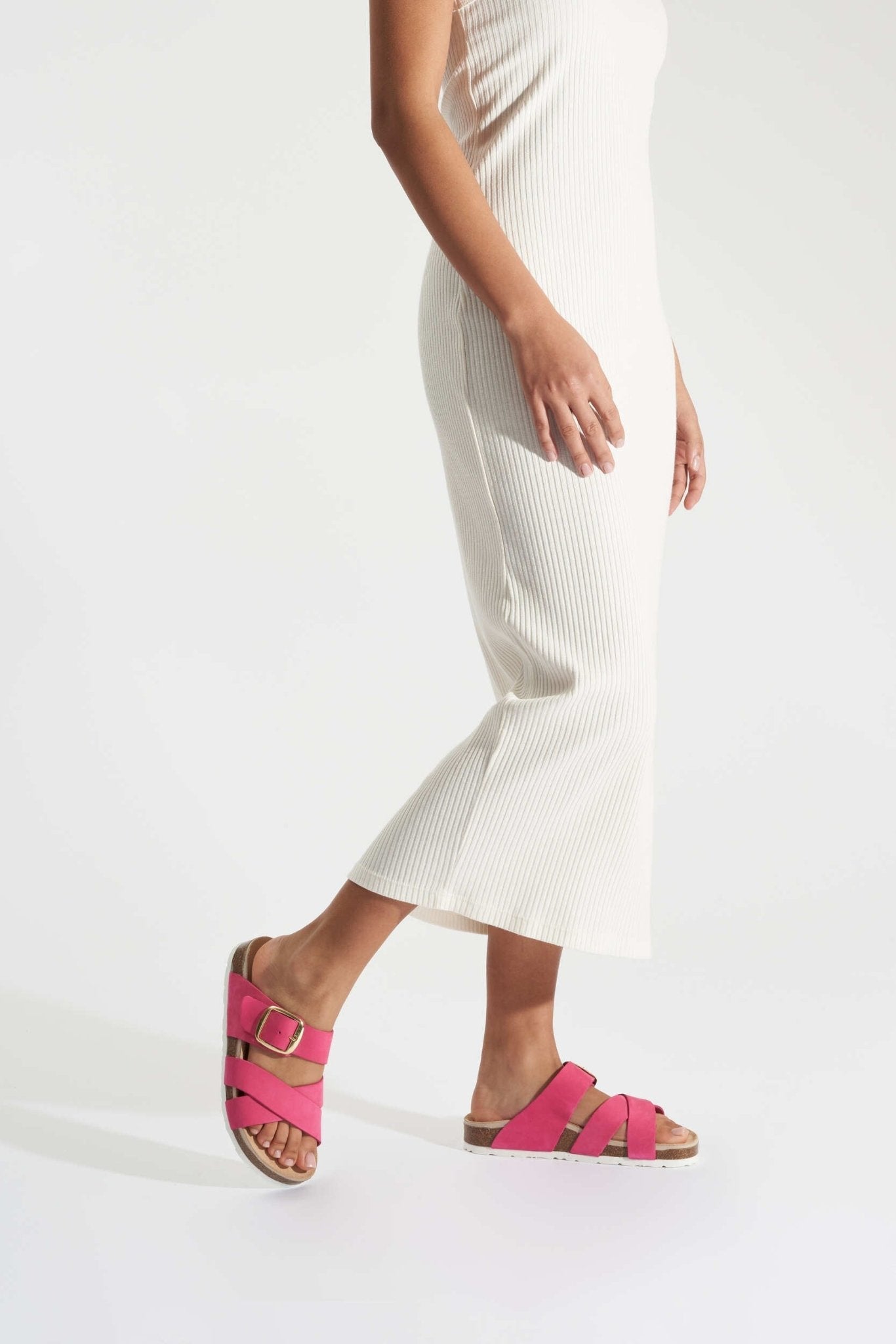 'Elba' women's slide sandal - pink - Chaplinshoes'Elba' women's slide sandal - pinkRohde