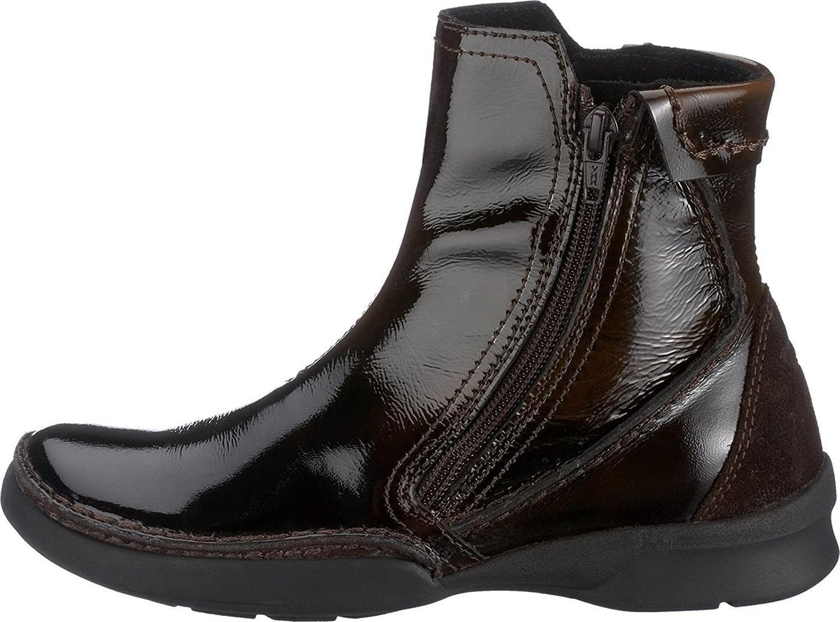 'Eris' women's ankle boot - Brown patent - Chaplinshoes'Eris' women's ankle boot - Brown patentCamel Active