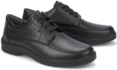 'Ezard' men's ergonomic wide fit (H) lace - up shoe - black - Chaplinshoes'Ezard' men's ergonomic wide fit (H) lace - up shoe - blackMephisto