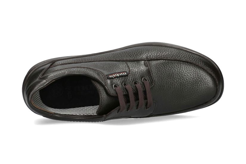 'Ezard' men's ergonomic wide fit (H) lace - up shoe - Dark Brown - Chaplinshoes'Ezard' men's ergonomic wide fit (H) lace - up shoe - Dark BrownMephisto