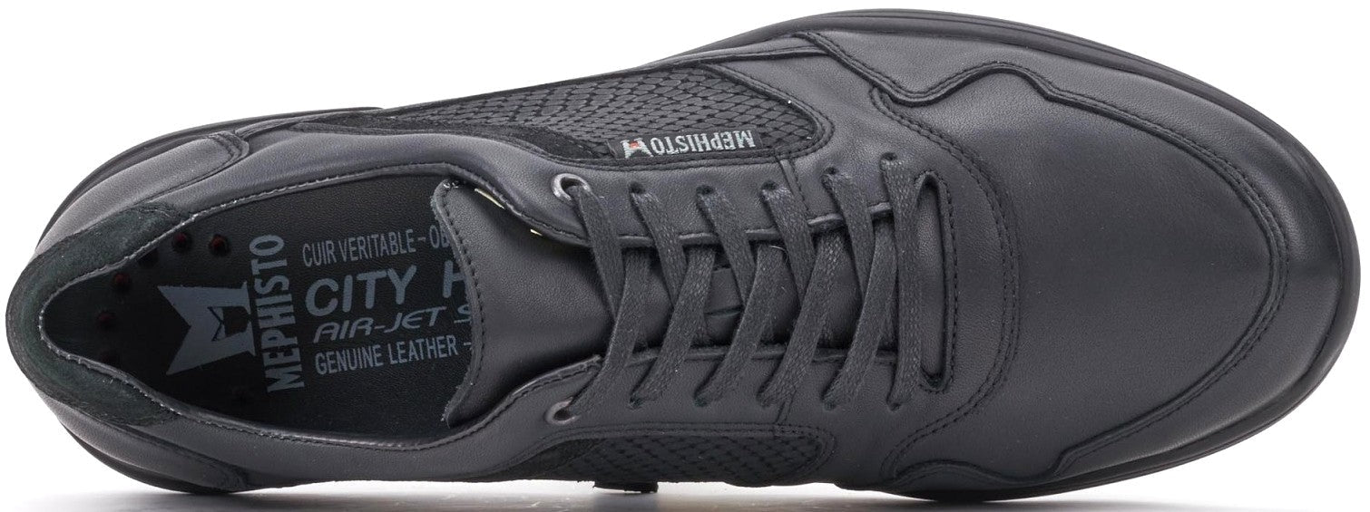 'FELIPE' - men's lace - up sneaker - black - Chaplinshoes'FELIPE' - men's lace - up sneaker - blackMephisto