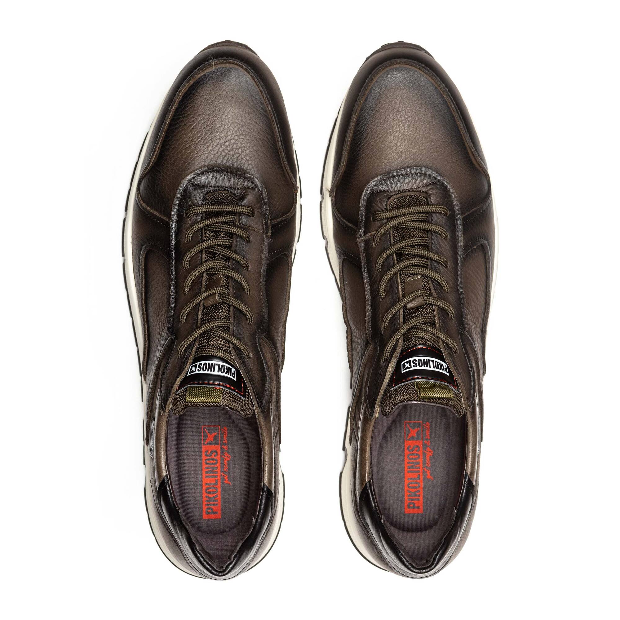 'Ferrol' men's lace - up sneaker - dark green - Chaplinshoes'Ferrol' men's lace - up sneaker - dark greenPikolinos