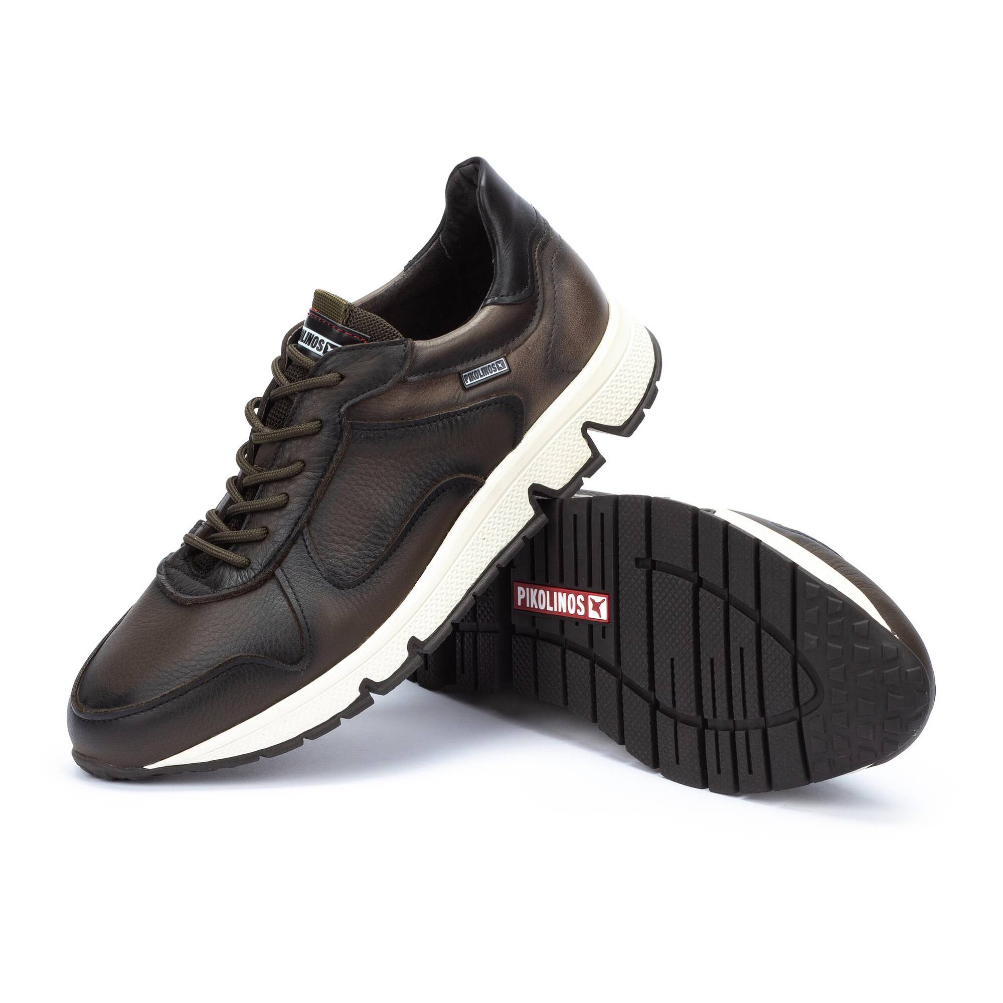 'Ferrol' men's lace - up sneaker - dark green - Chaplinshoes'Ferrol' men's lace - up sneaker - dark greenPikolinos