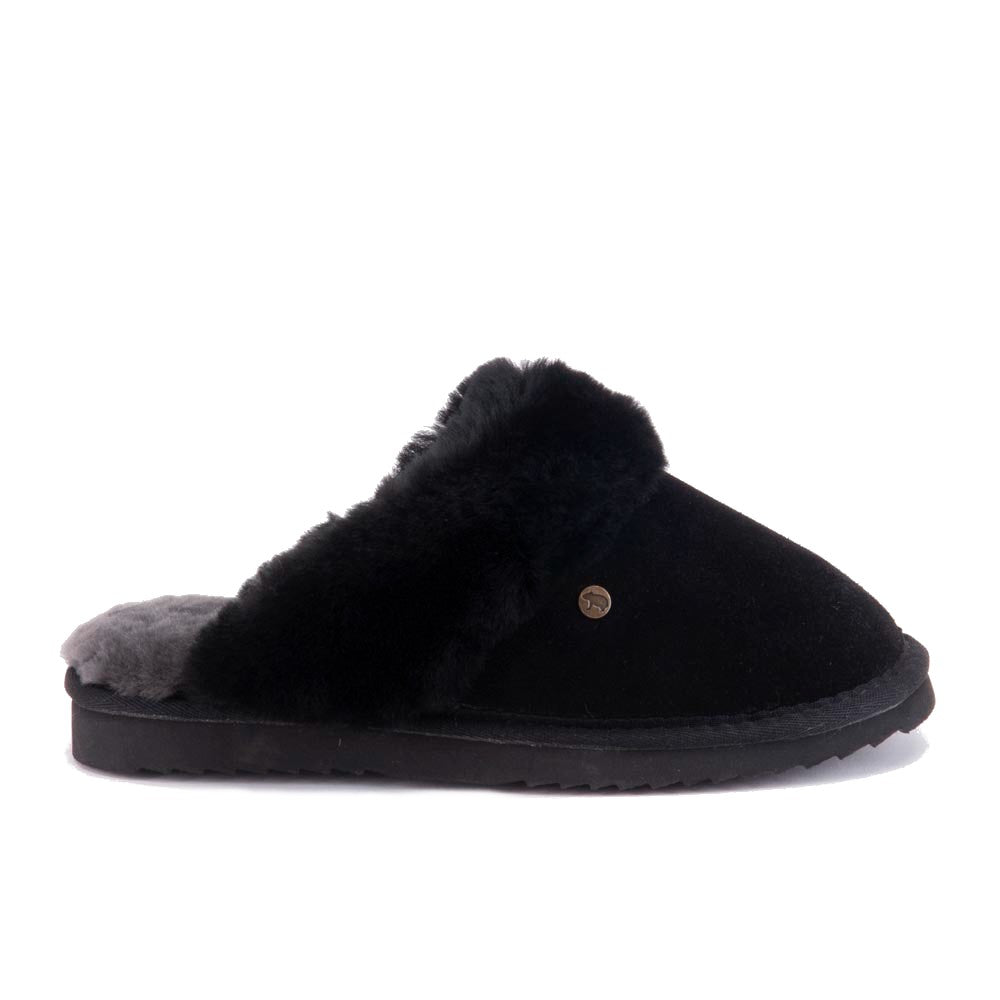 'Flurry' women's home slipper - Black - Chaplinshoes'Flurry' women's home slipper - BlackWarmbat