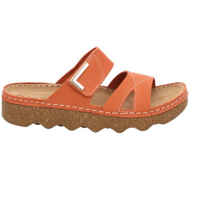'Foggia' women's indoor slide sandal - orange - Chaplinshoes'Foggia' women's indoor slide sandal - orangeRohde