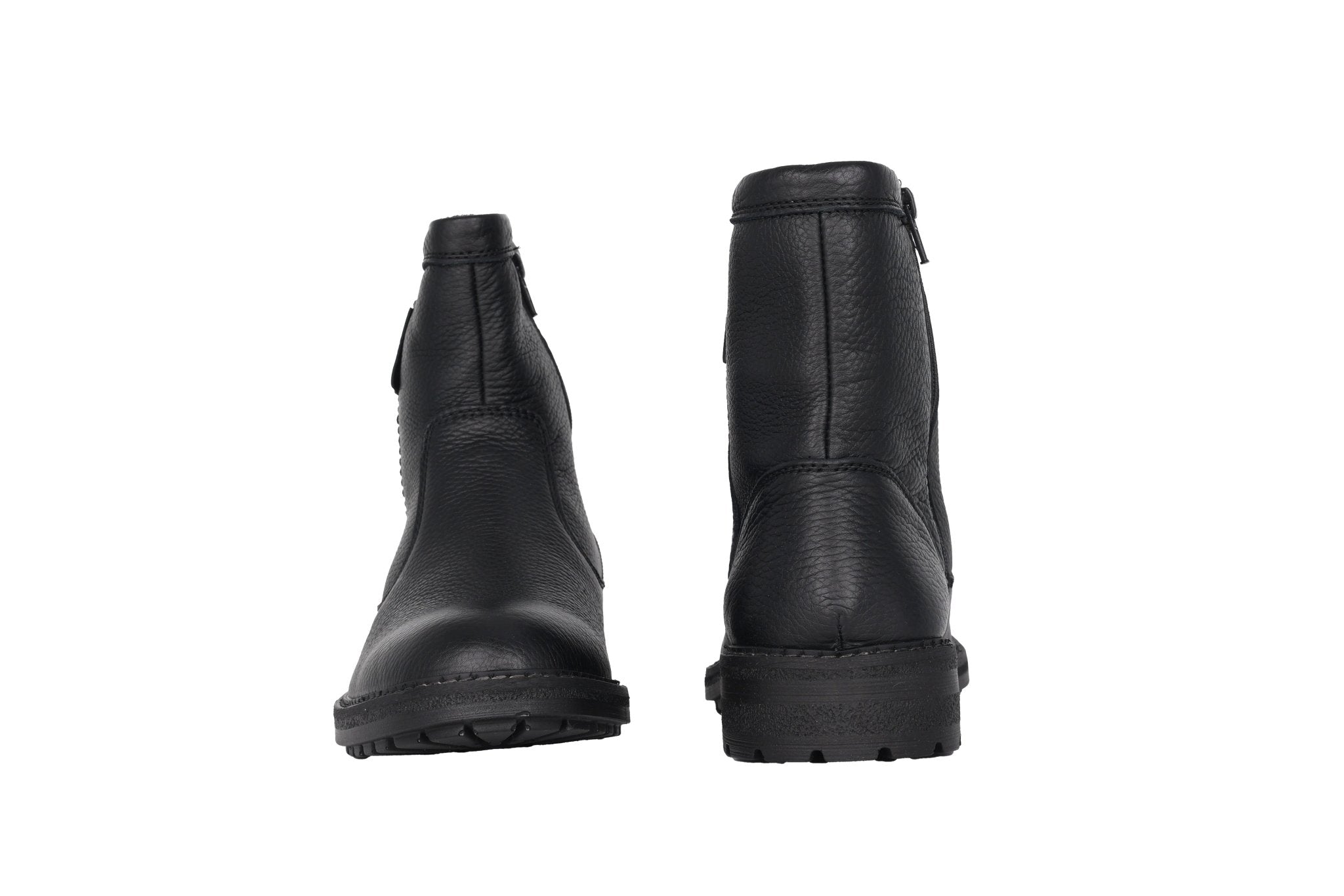 Stivale imbottito con cerniera da uomo 'Frederik' - Nero - ChaplinshoesStivale foderato con cerniera da uomo "Frederik" - BlackAra