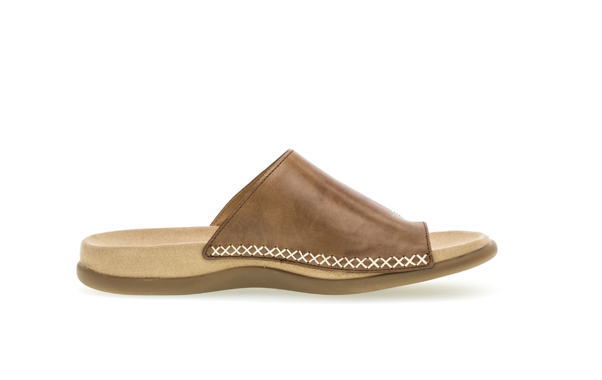 Damessandaal '03.700.24' met teenslippers - bruin