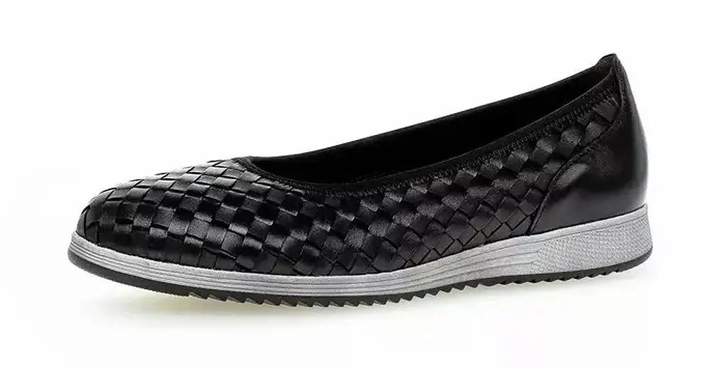 Gabor 64.111.27 Women Ballerina's - Black - ChaplinshoesGabor 64.111.27 Women Ballerina's - BlackGabor