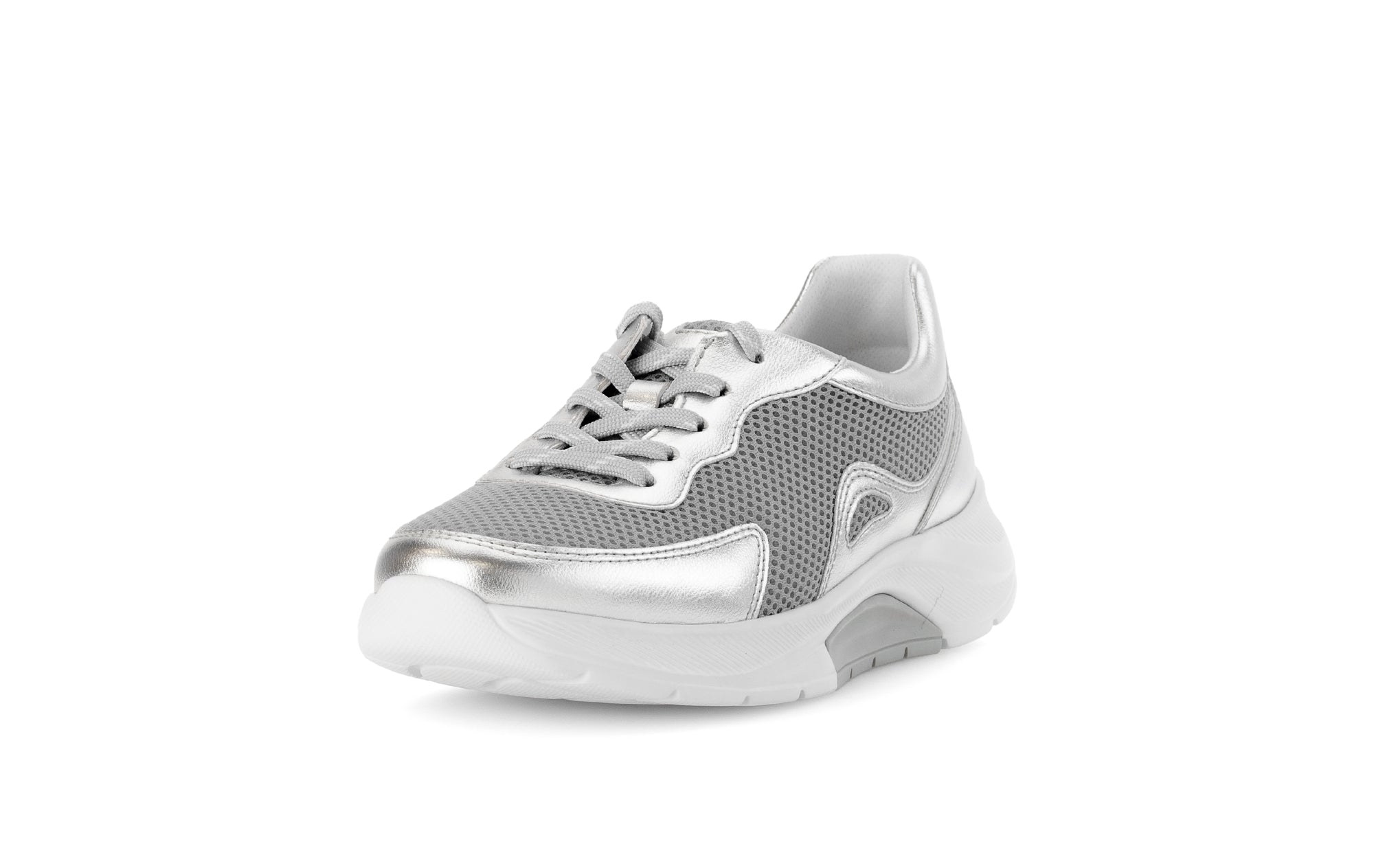 '66.923.19' women's walking rolling sneaker - silver