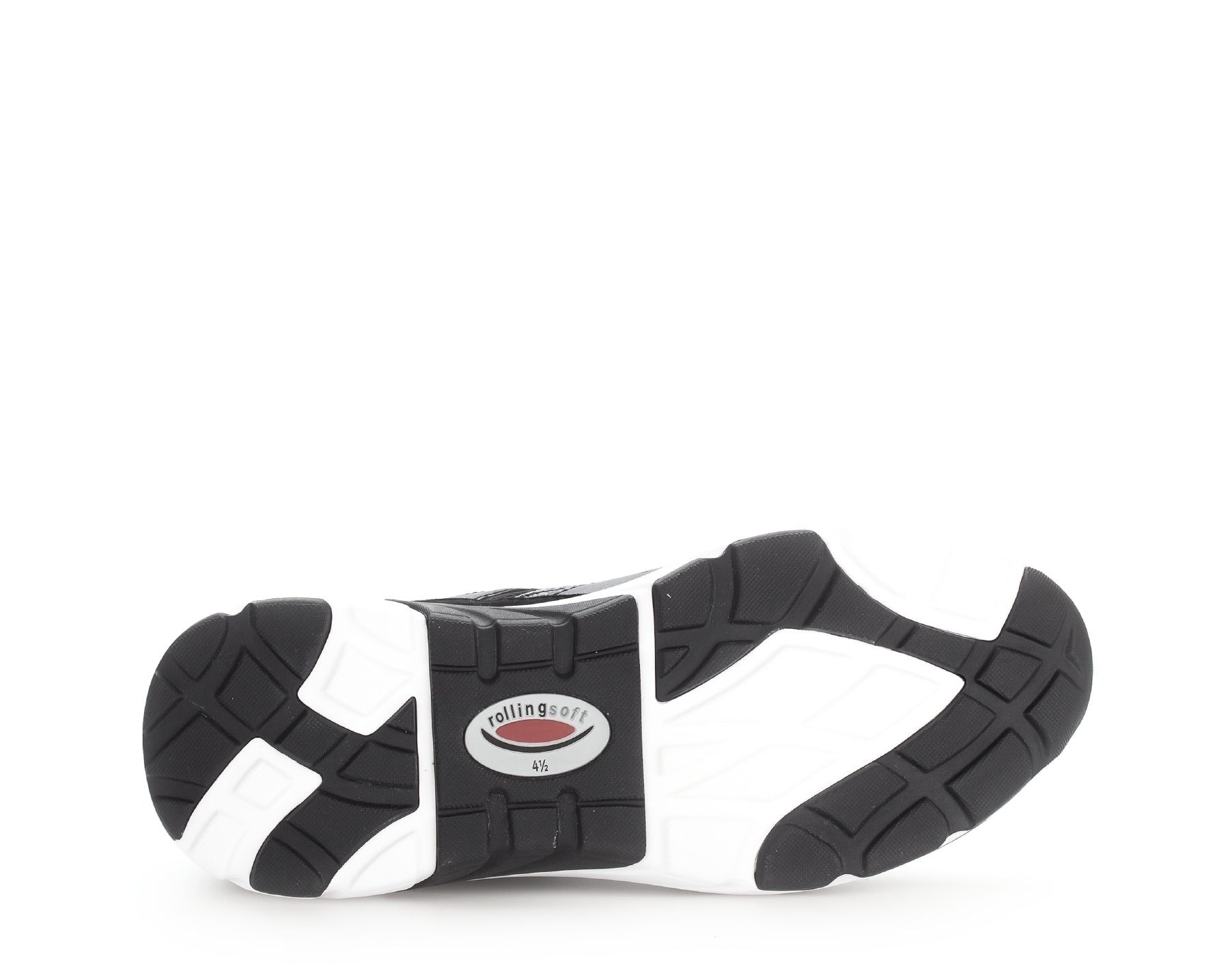 Oprolbare veterschoen dames '66.936.57' - zwart