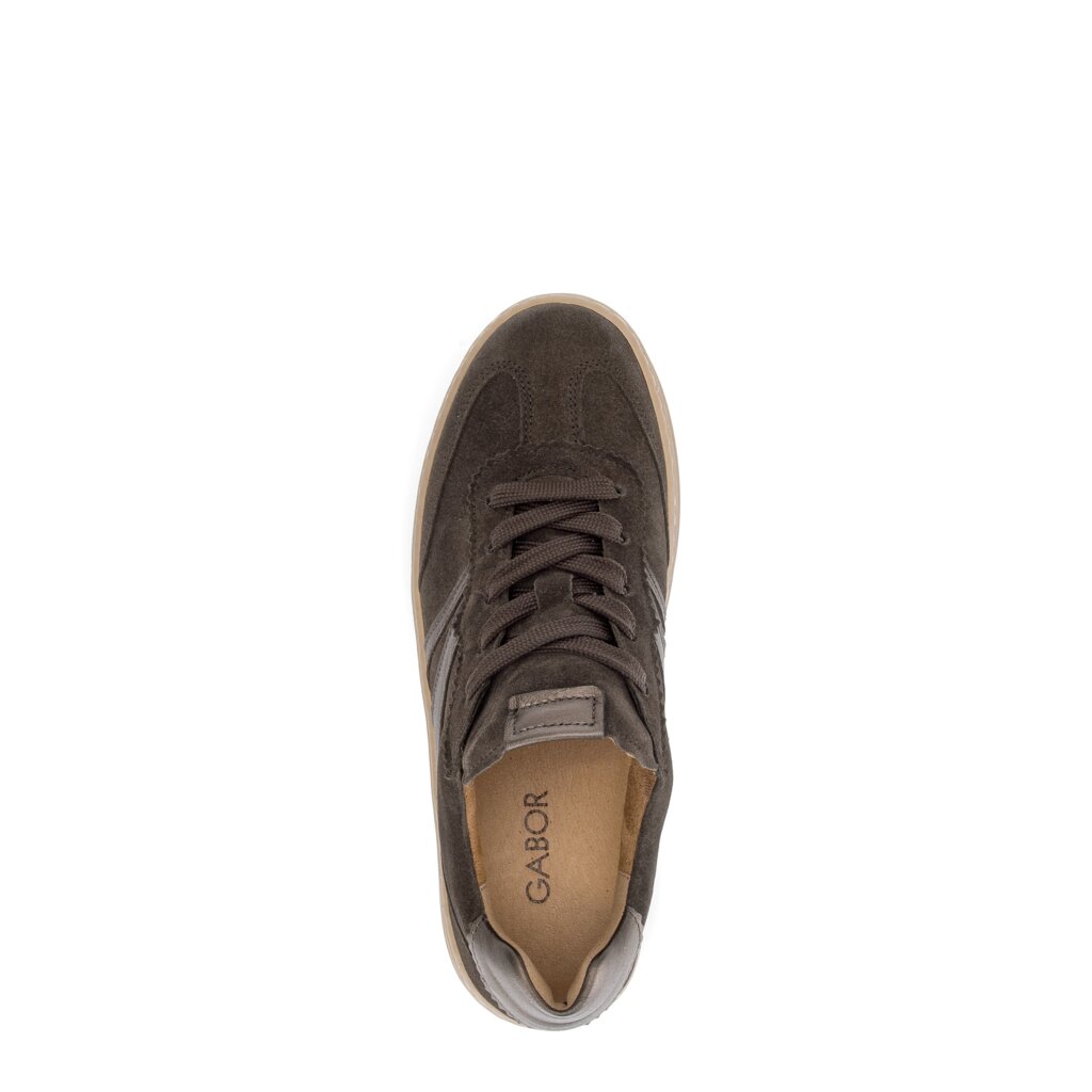 '6018.01.009' women's lace-up shoe - brown