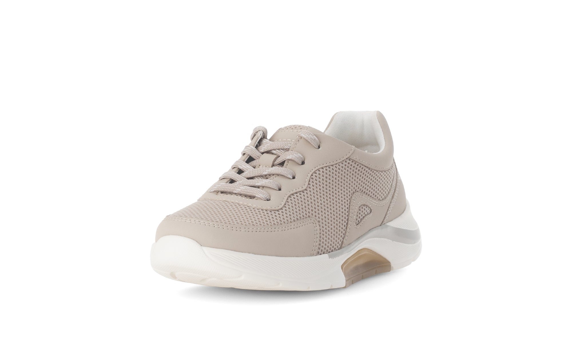 Rollschuh-Schnürsneaker '66.923.13' für Damen – beige