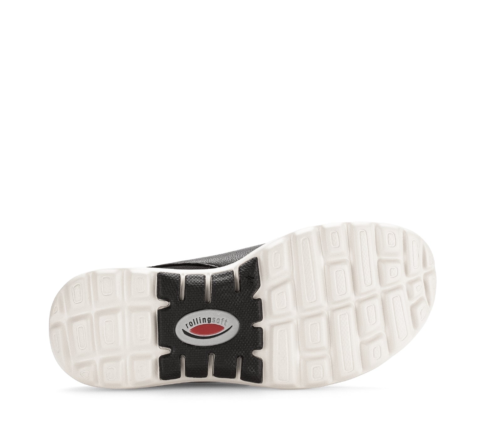 '66.812.67' women's rolling toe slide sandal - black