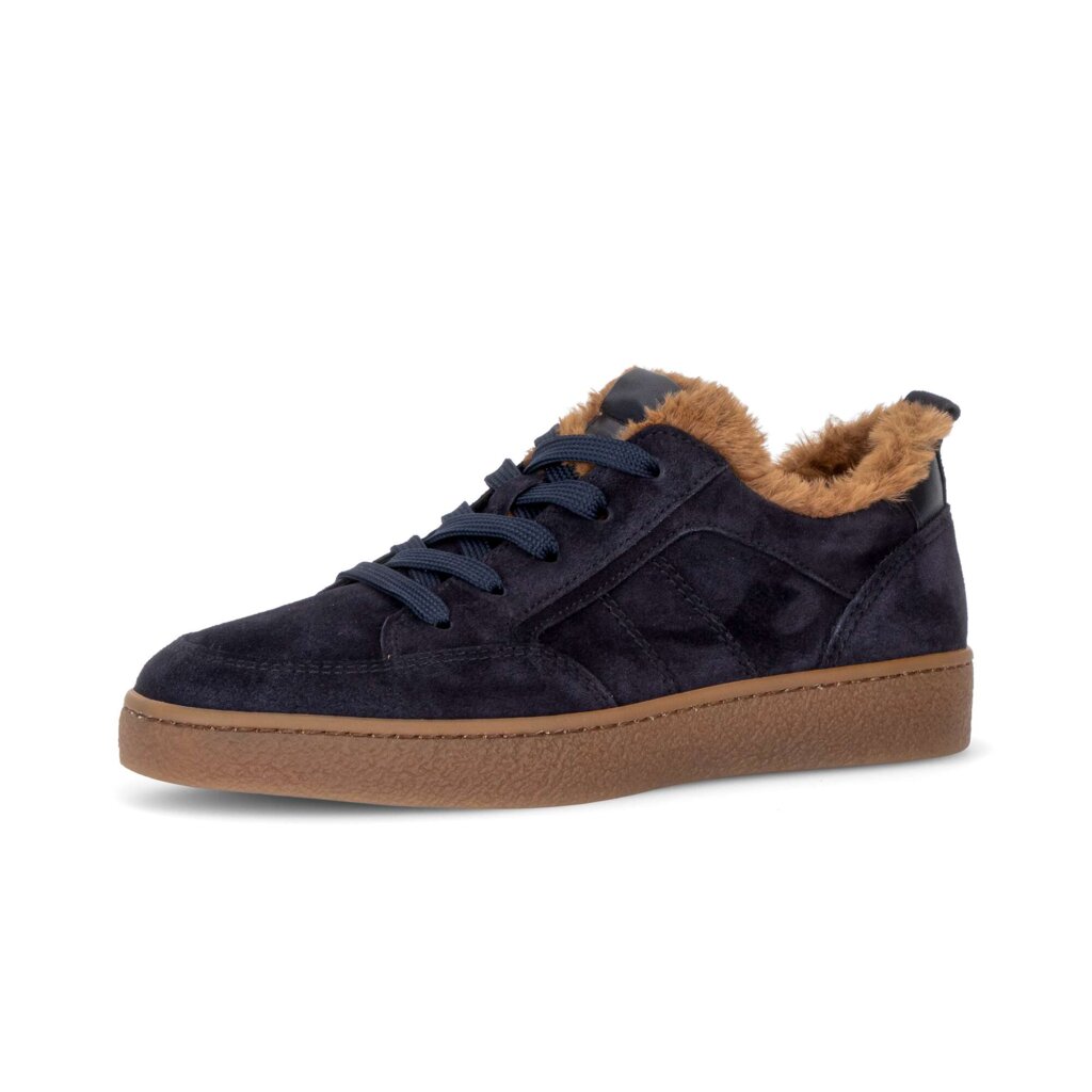 '6024.01.002' women's lace-up shoe - dark blue
