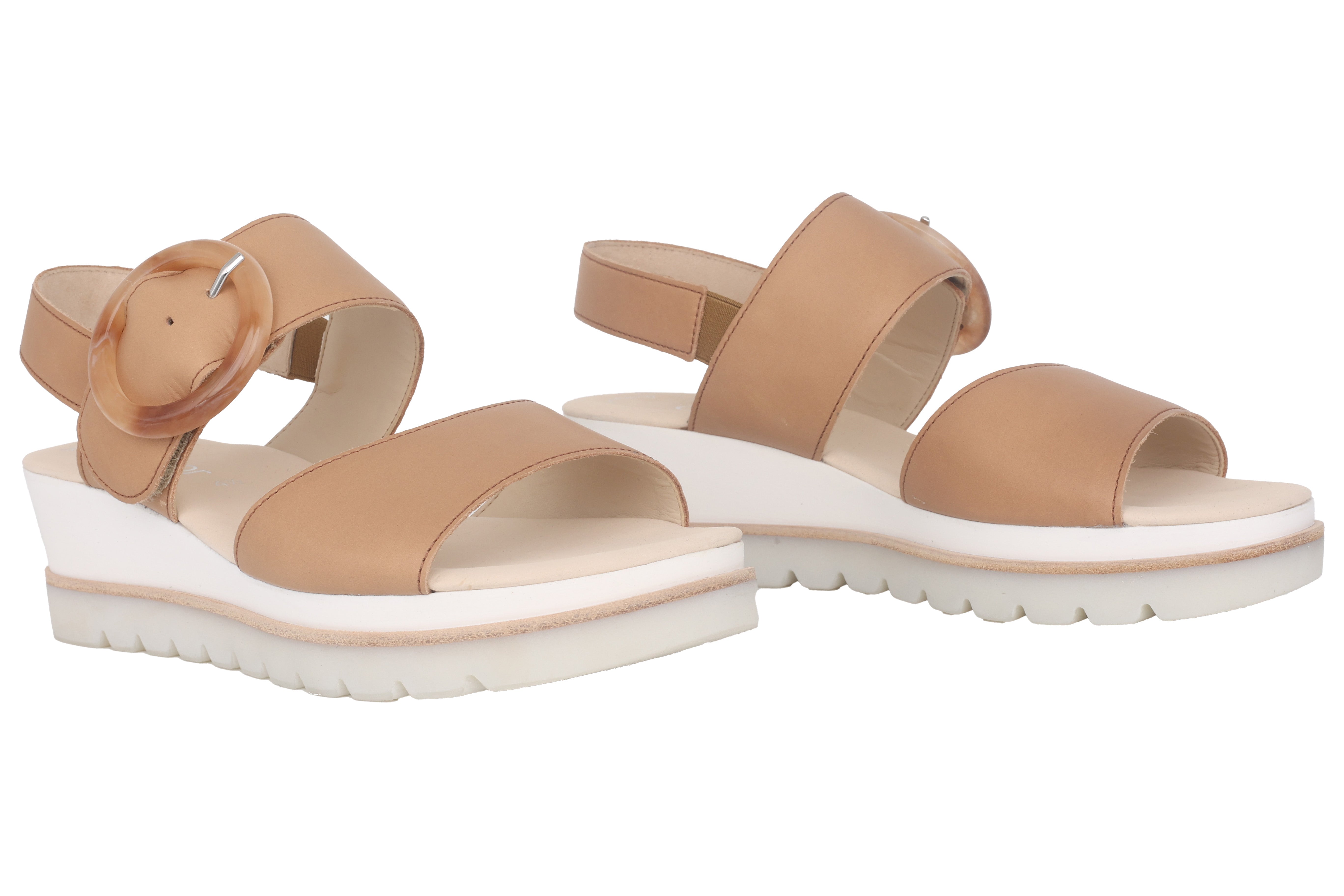 '44.645.24' sandalia con cuña para mujer - marrón