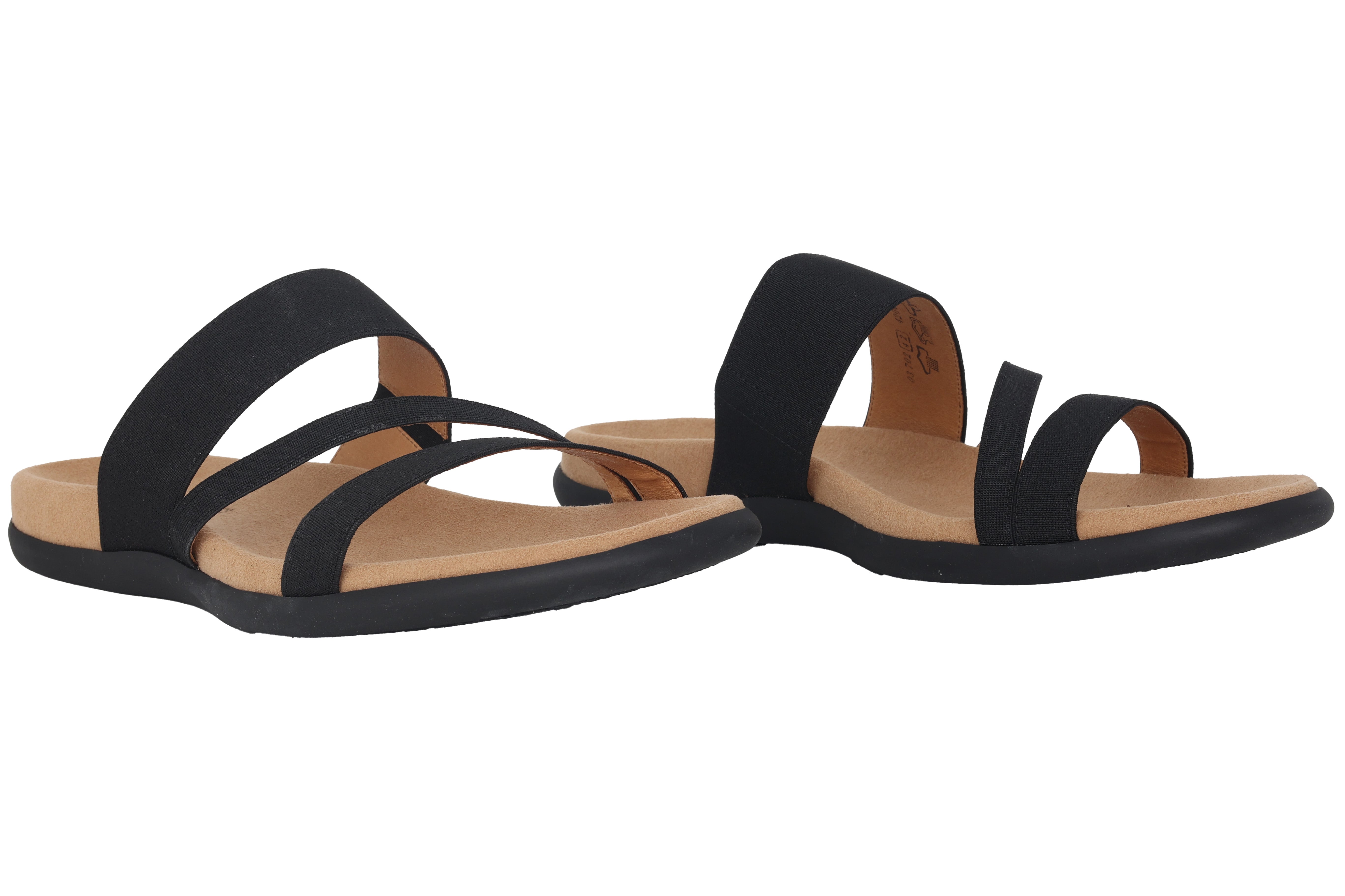 Damessandaal '03.702.87' - zwart