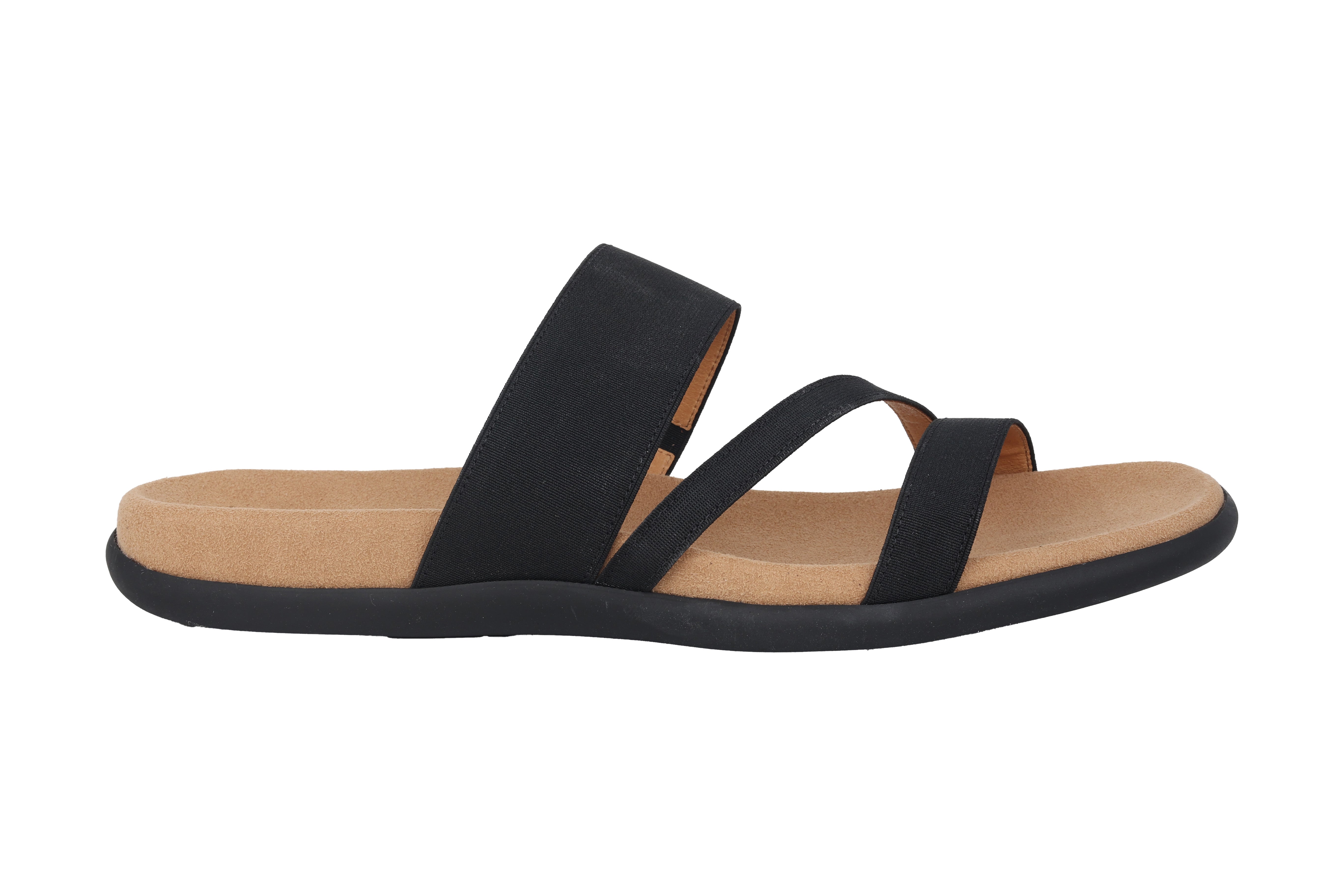 Damessandaal '03.702.87' - zwart