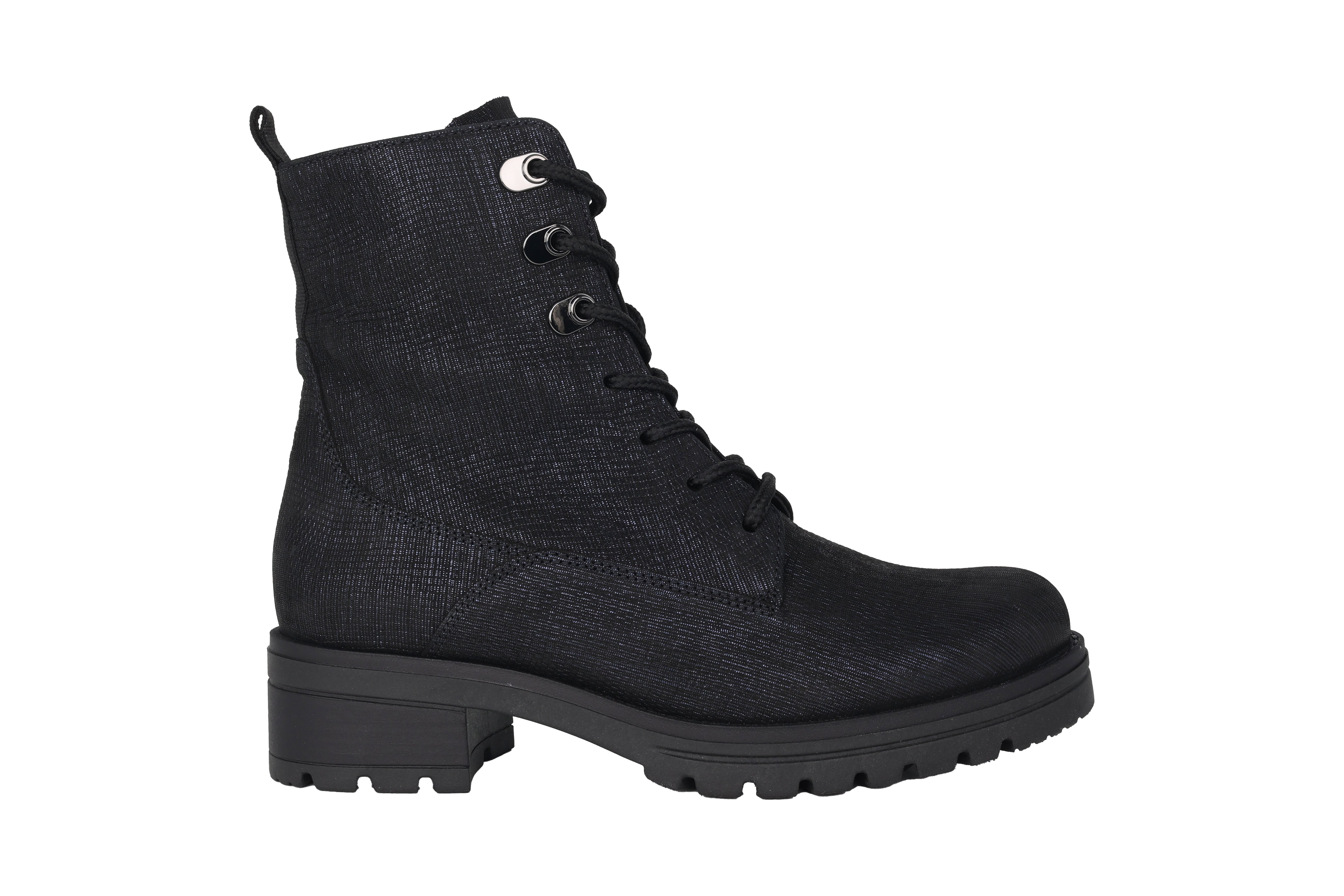 Stivaletto con zip e lacci da donna '52.786.86' - blu