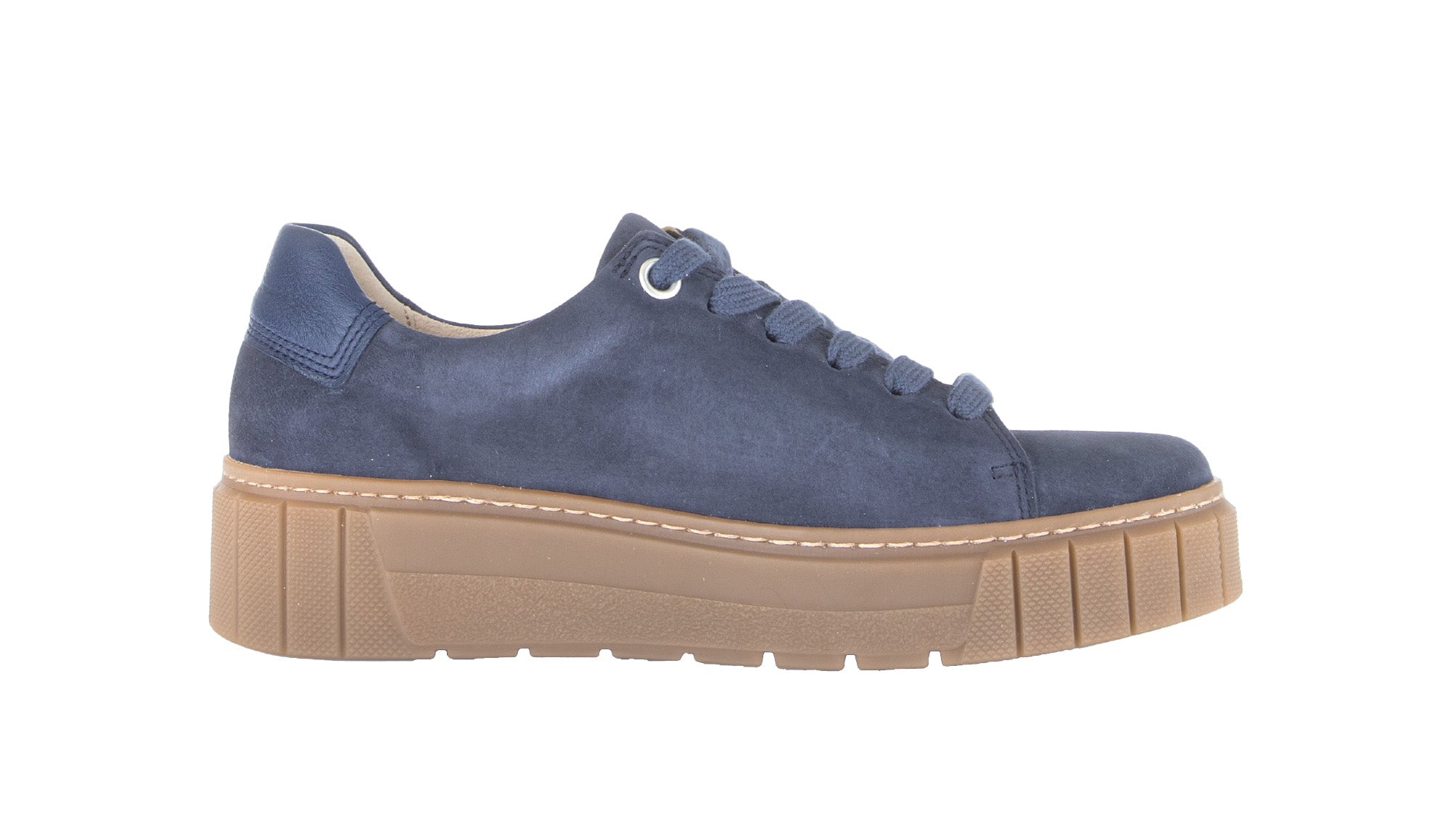 '86.410.36' dámské šněrovací tenisky širokého střihu (H) – modré