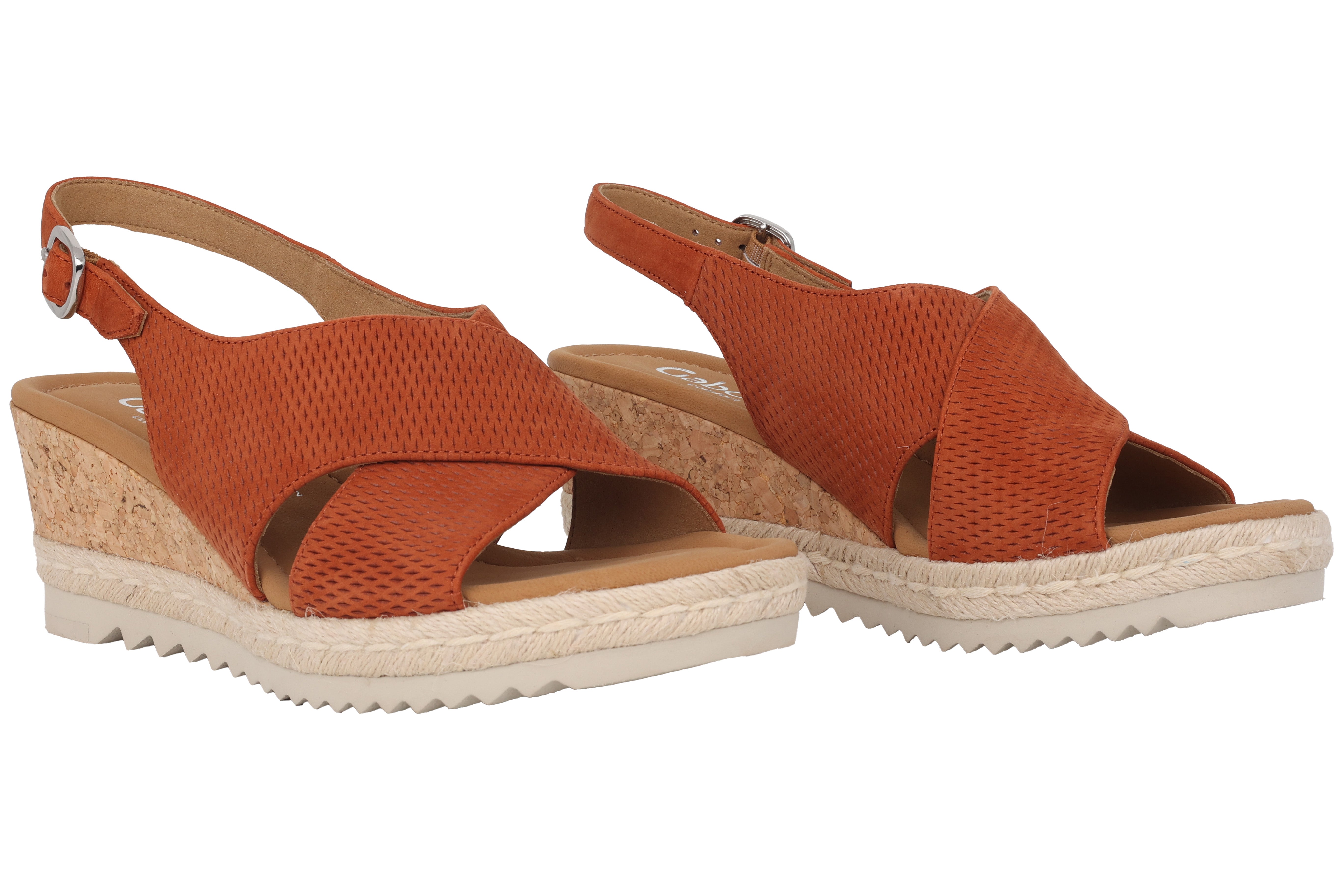 Damessandalen met sleehak '62.831.49' - Bruin