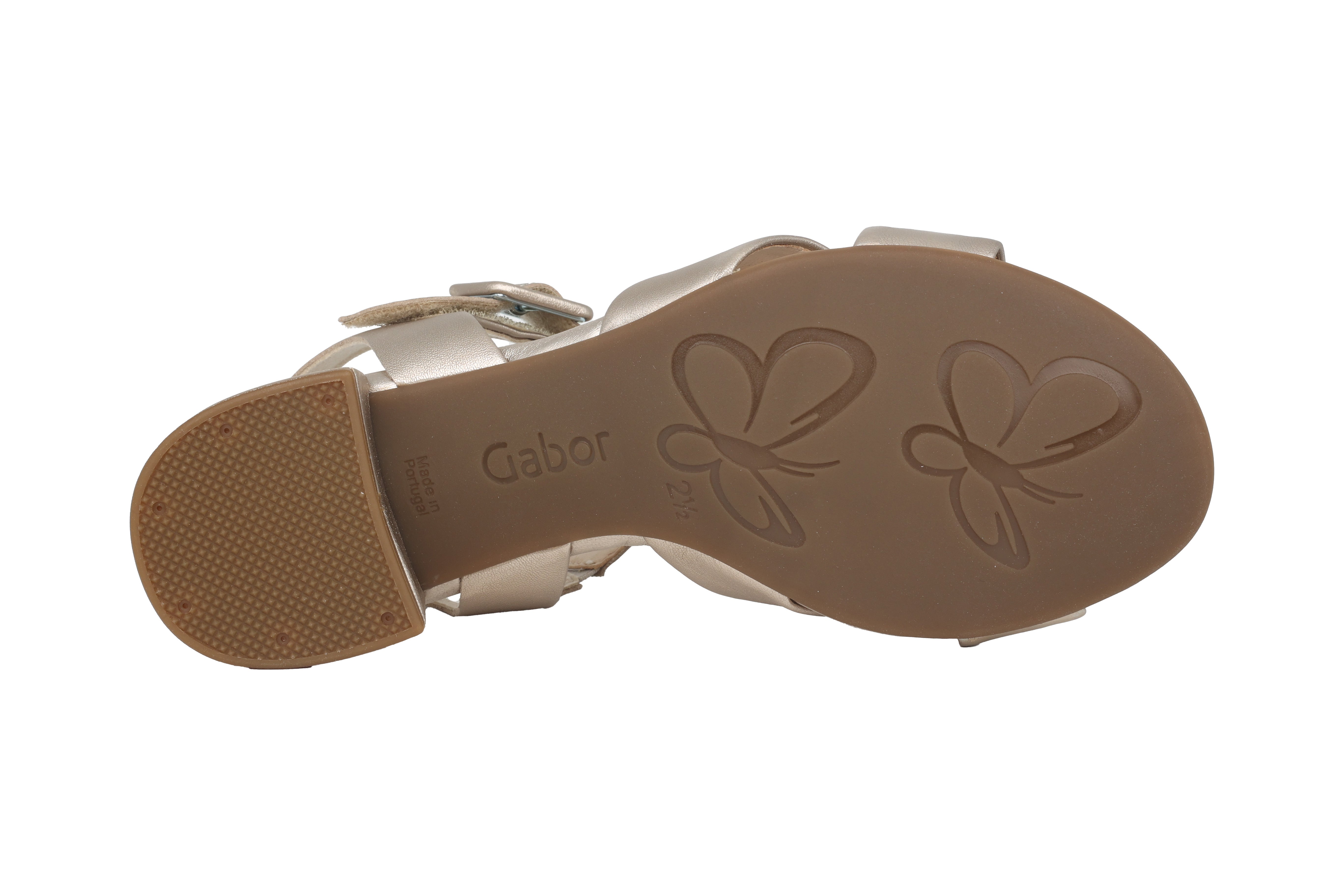 Sandał damski '62.913.82' - złoty