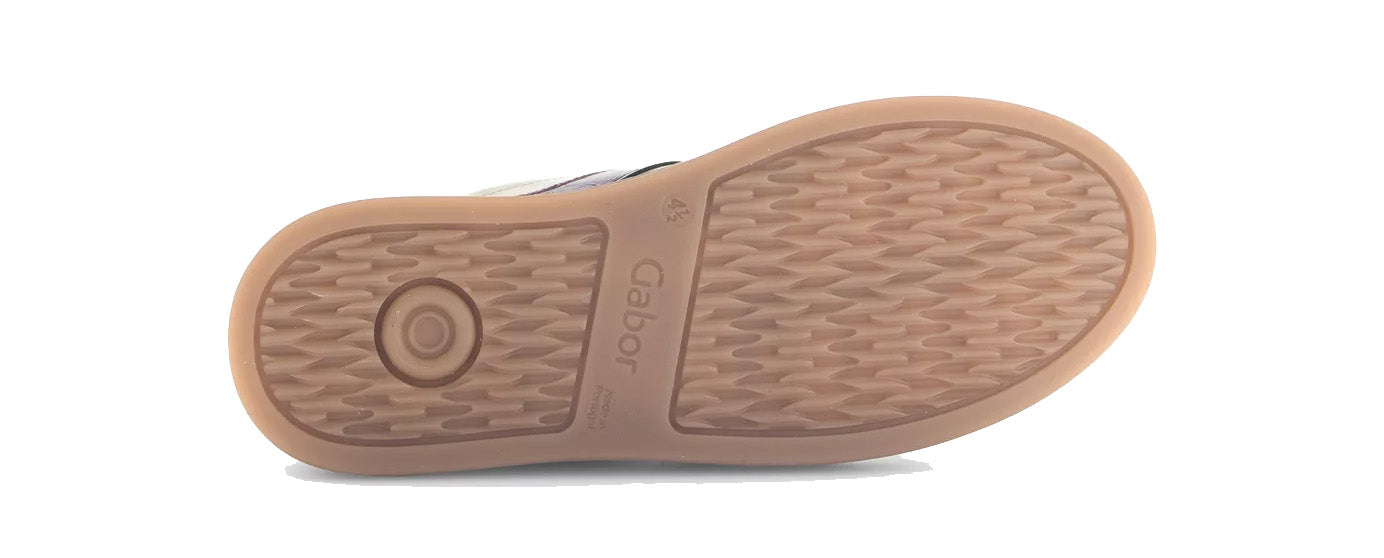 '76.475.80' zapatilla con cordones para mujer - Mezcla dorado rojo marrón