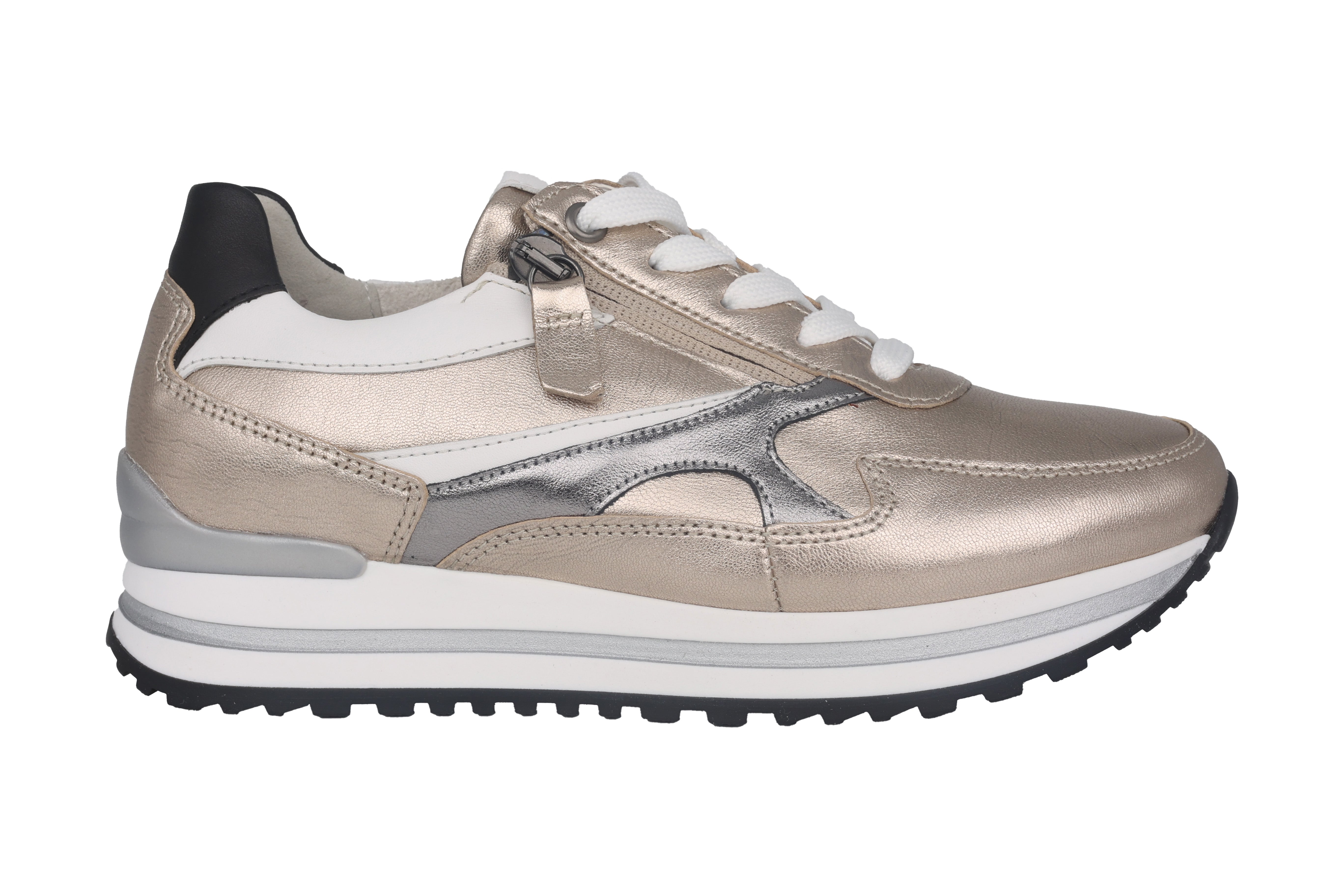 Baskets coupe large (H) pour femmes '56.526.82' - Mélange d'argent