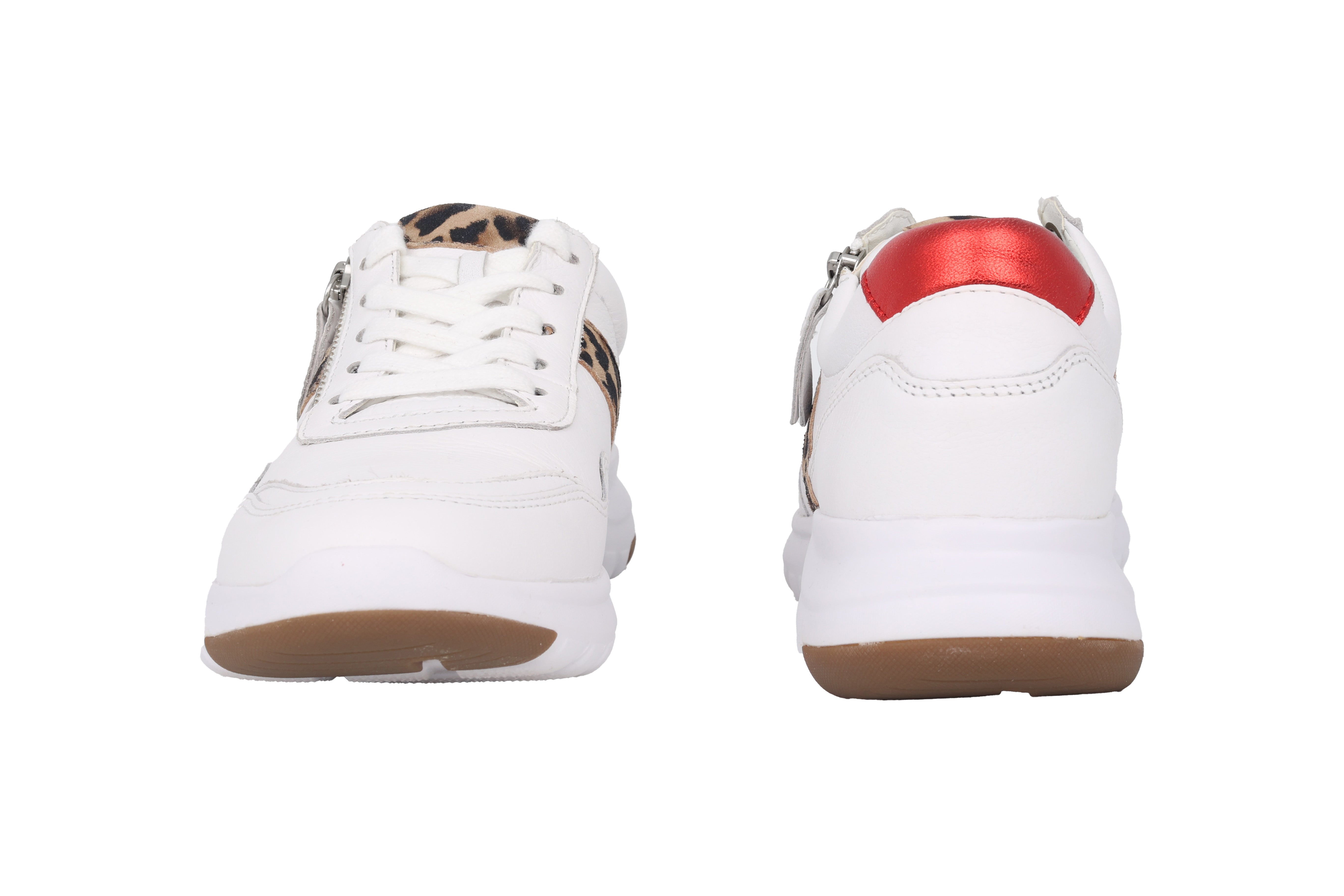 Damen-Sneaker '46.318.51' mit Spitzenreißverschluss – Weißmischung