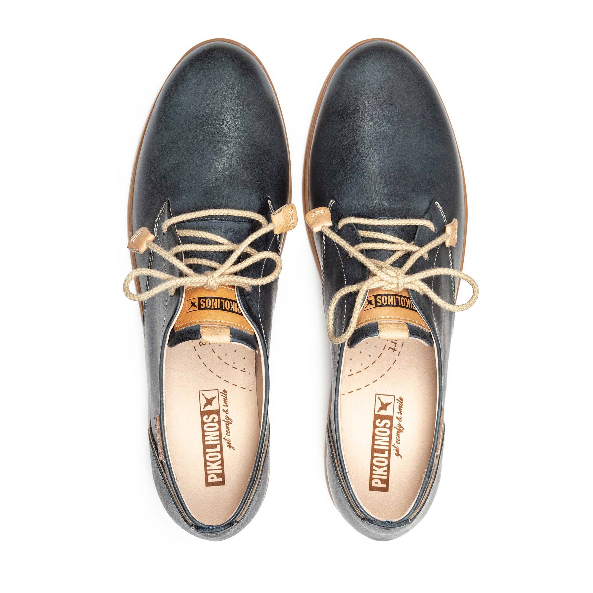 'Gandia' women's lace - up shoe - blue - Chaplinshoes'Gandia' women's lace - up shoe - bluePikolinos