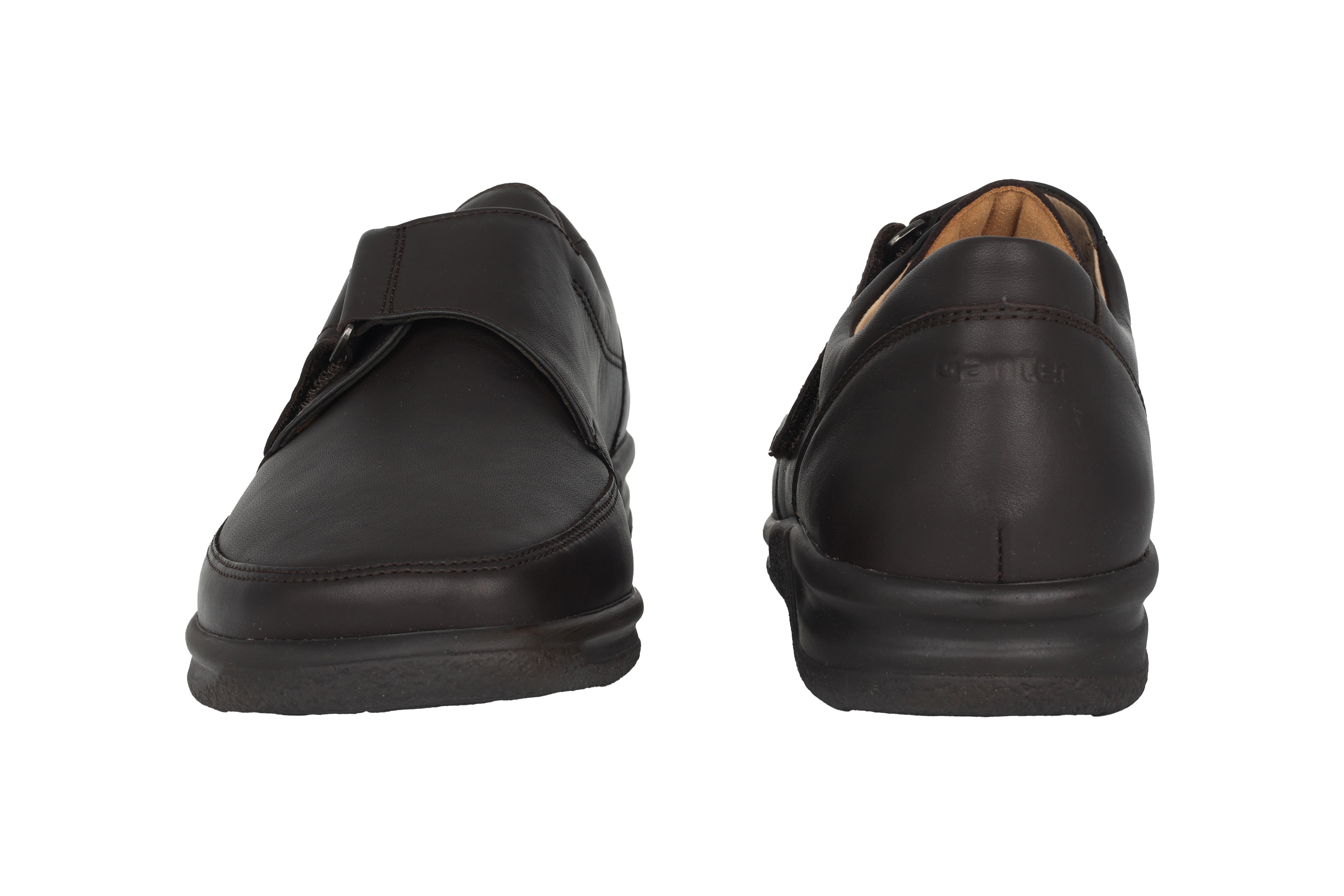 Chaussure à très larges brides (K) pour hommes 'Kurt' - marron