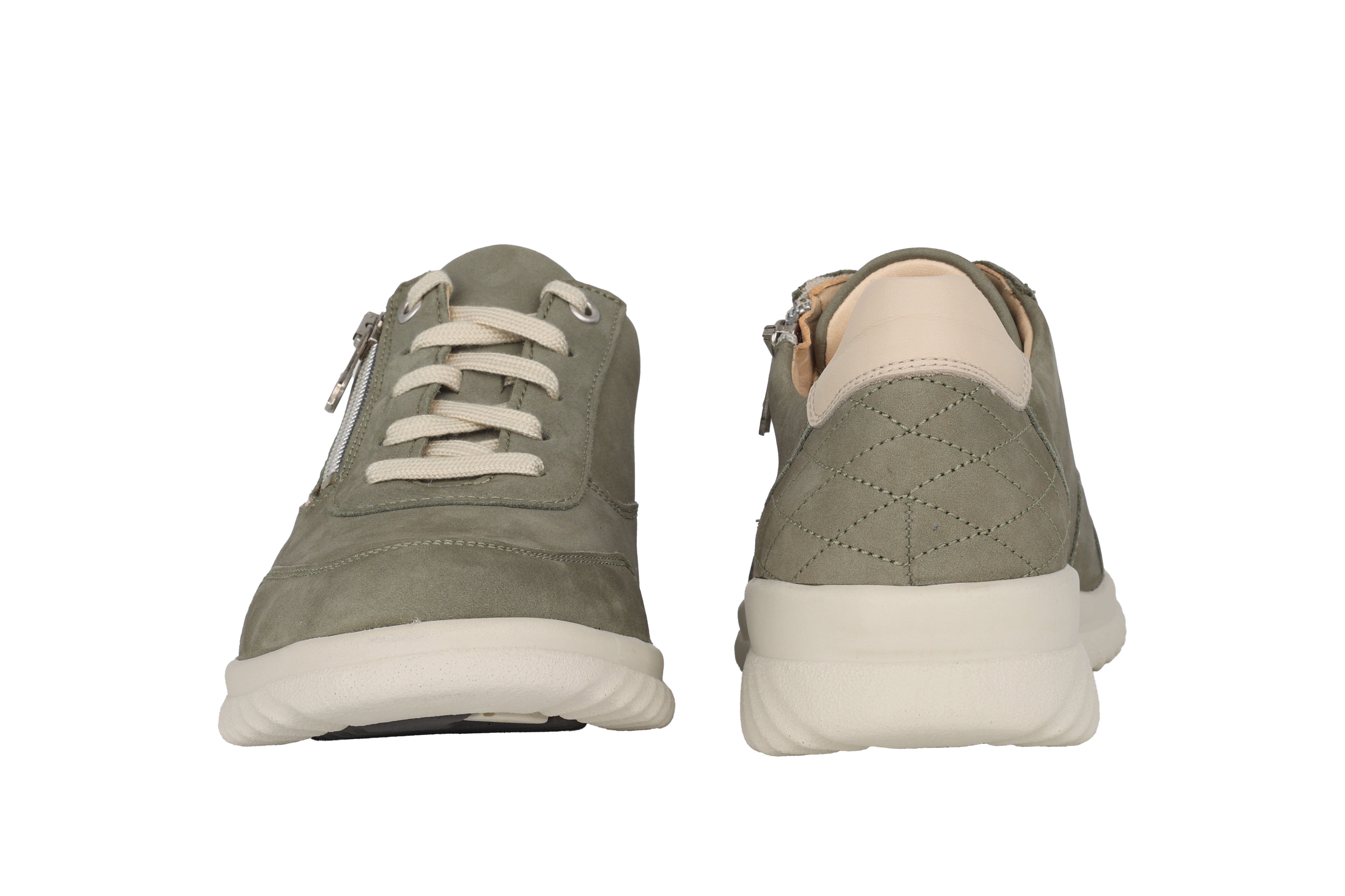 Scarpe stringate 'Heike' da donna a vestibilità ampia (H) - Verde