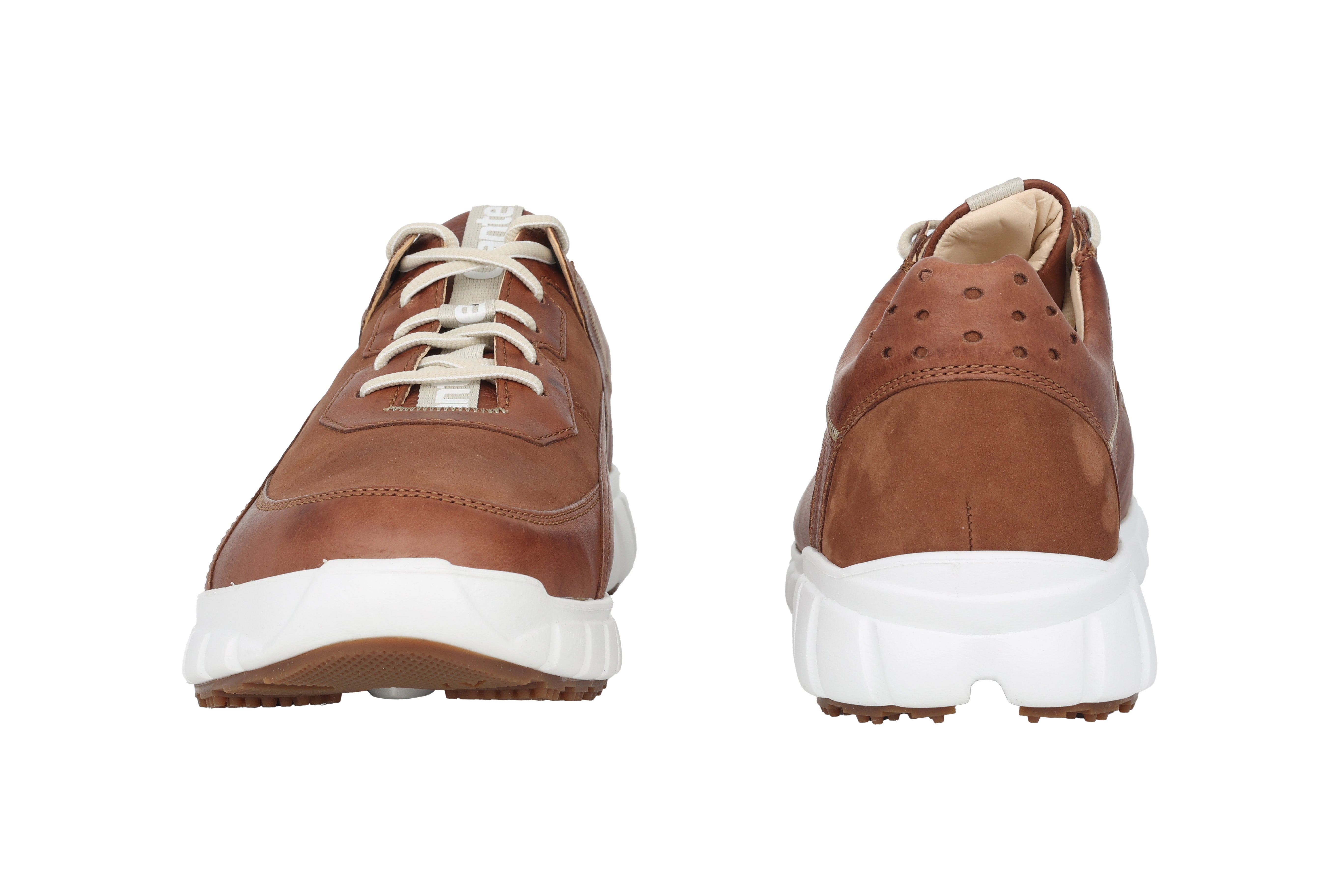 Baskets de marche roulantes coupe large (H) 'Evo' pour hommes - Marron