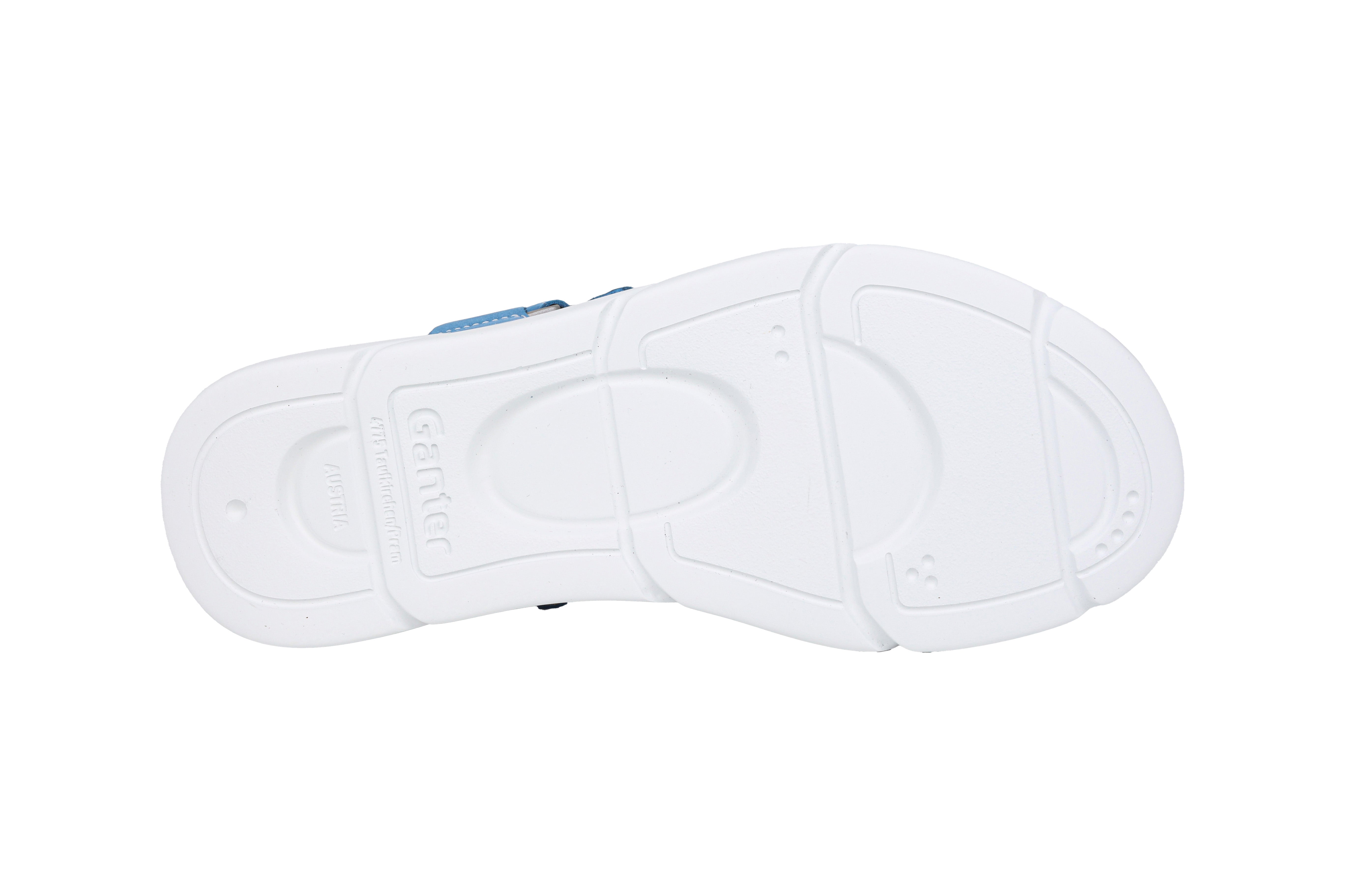 Sandalia de mujer 'Halina' de corte ancho (H) - Azul