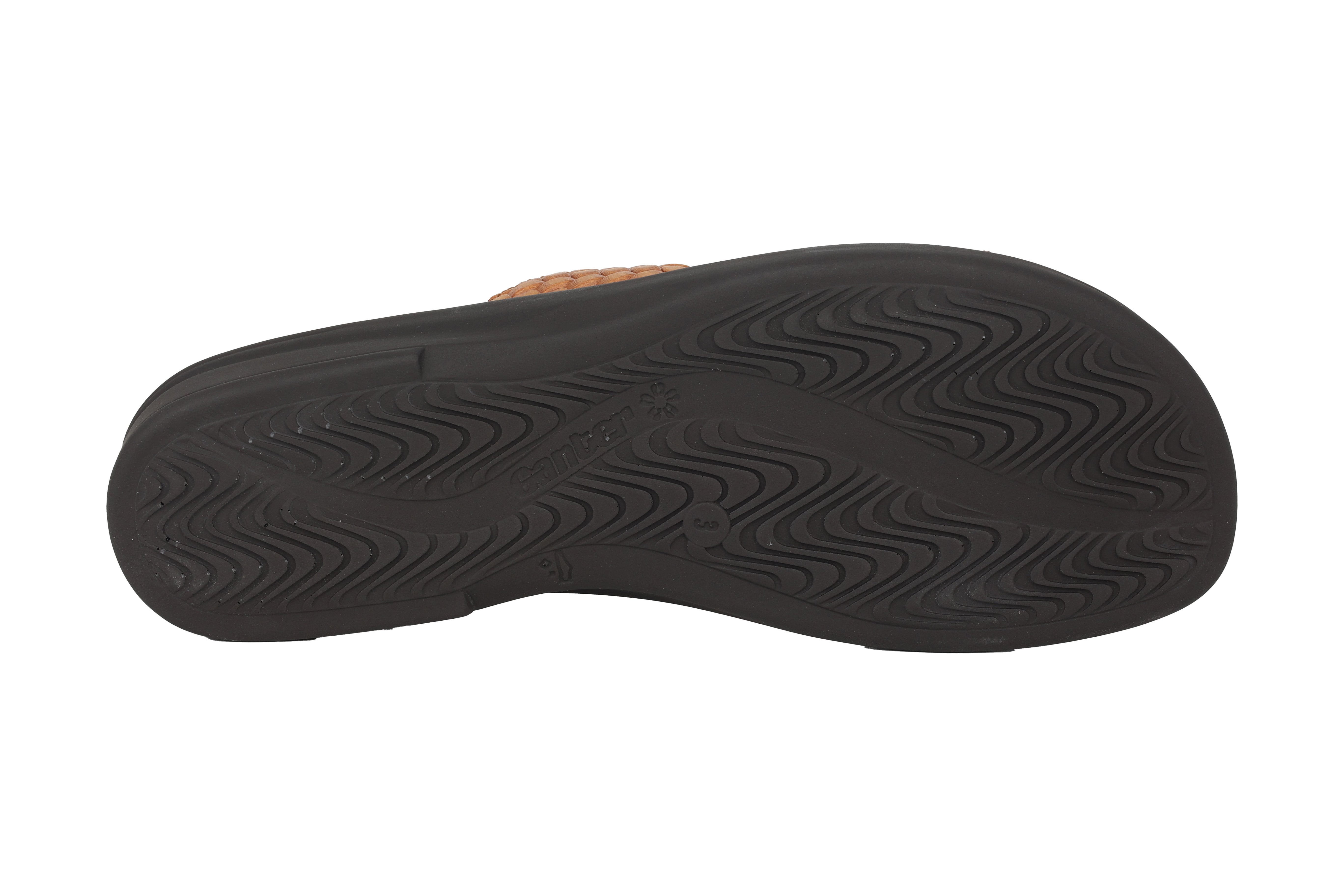 Damessandaal 'Sonnica' met kleine pasvorm (E) - bruin