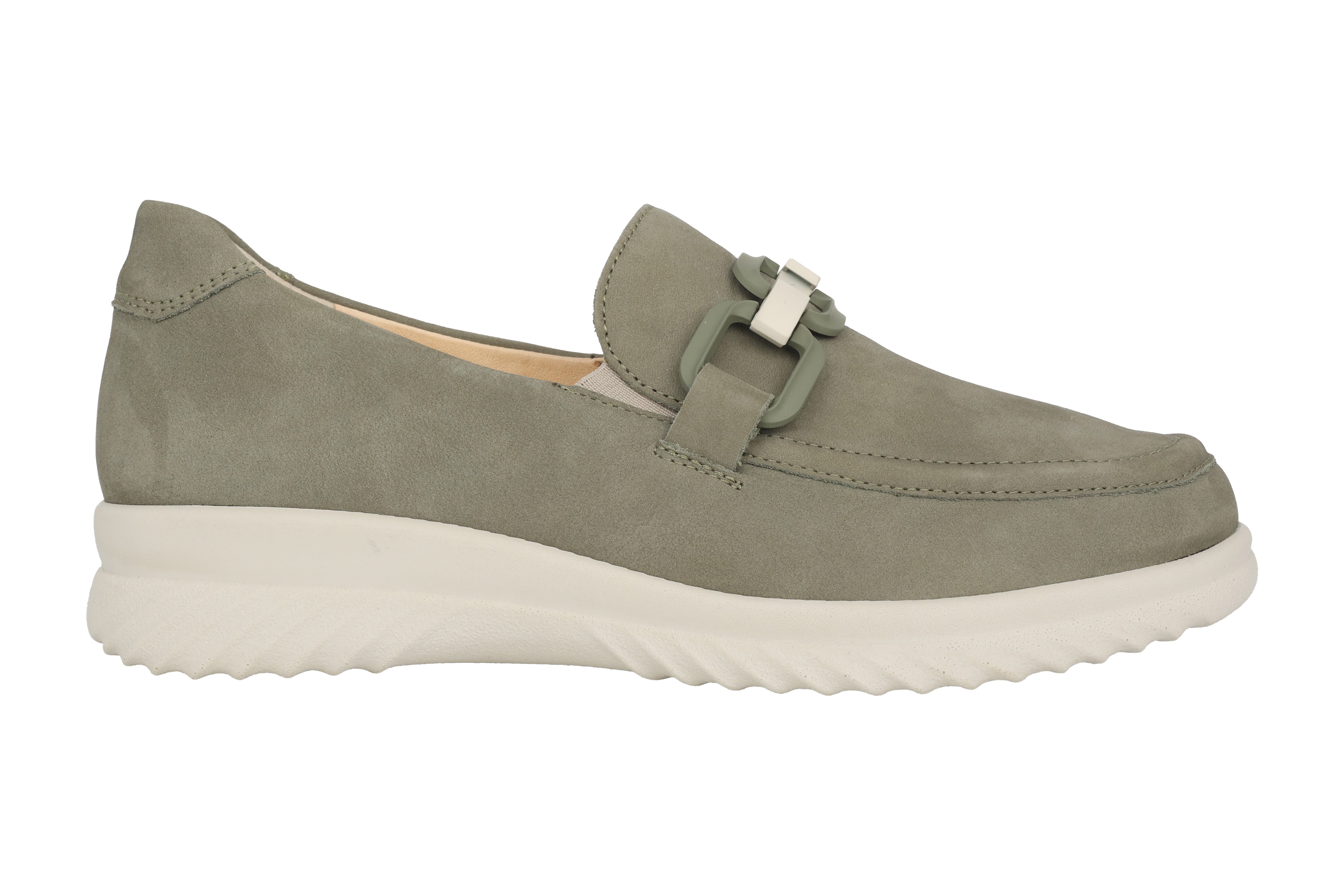 'Heike' women's wide fit (H) loafer - Green