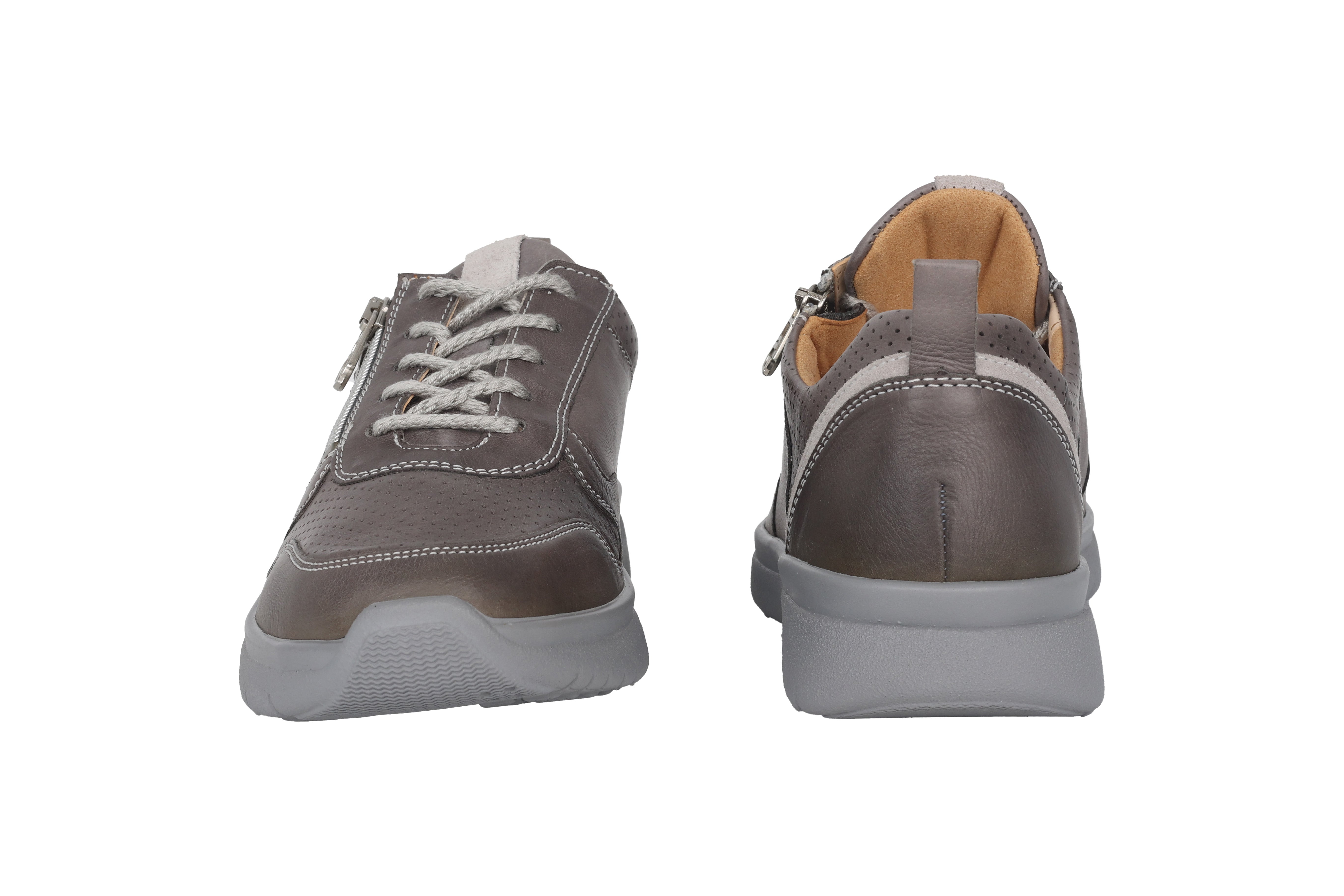 Zapatos de mujer con cordones muy anchos (K) 'Kira' - Gris