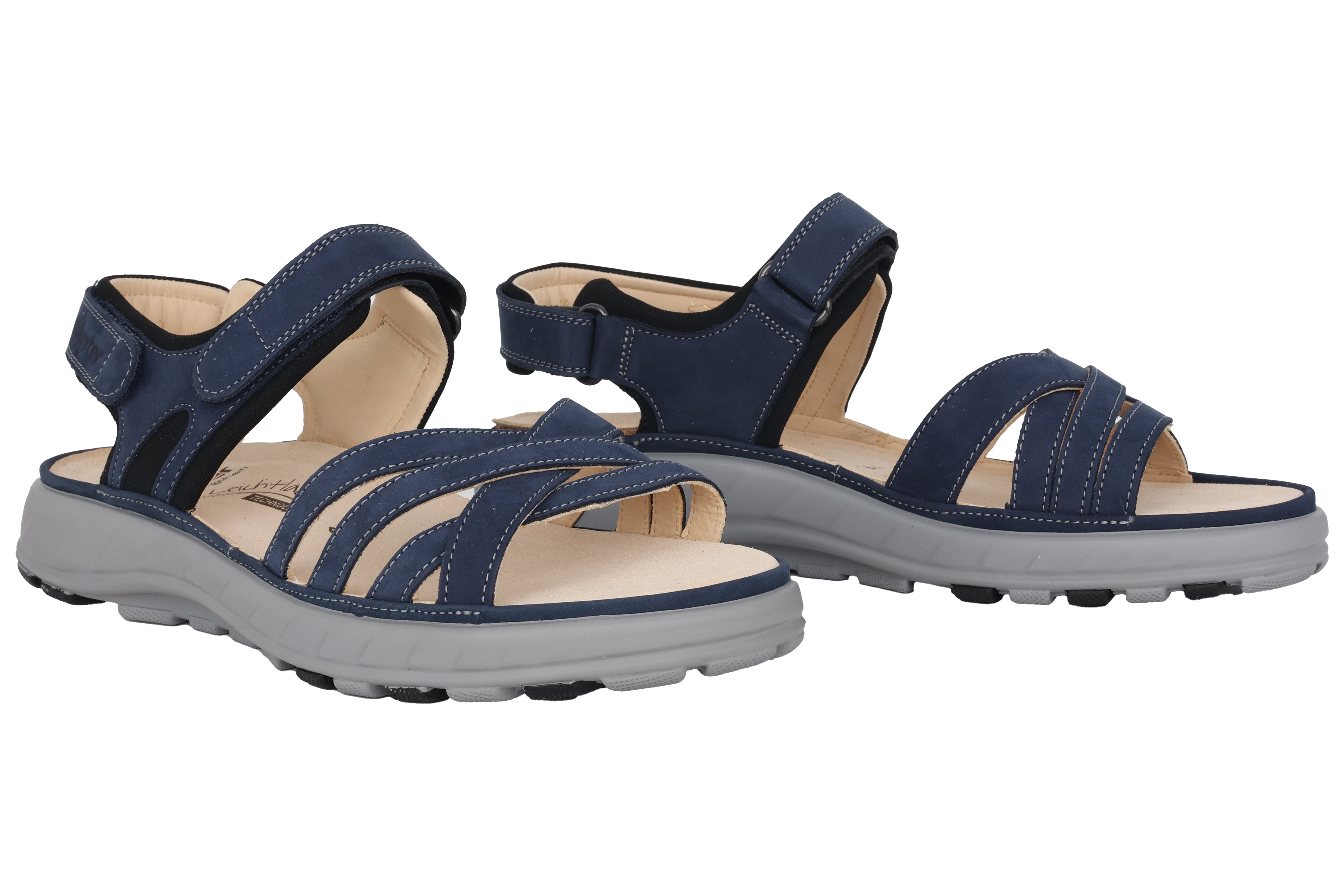 'Geva G' women's orthopedic sandal - blue