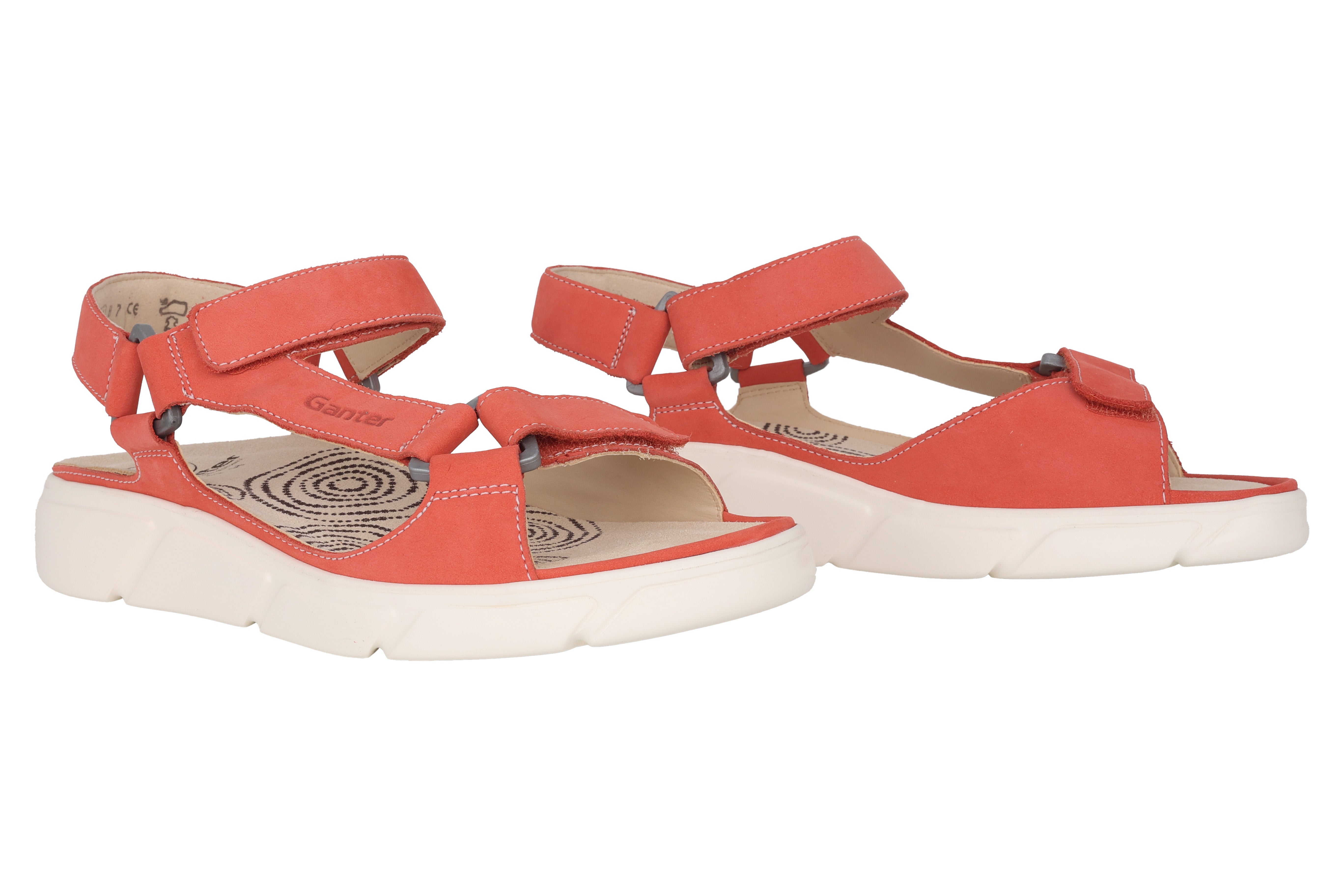 'Halina' women's wide fit (H) sandal - red