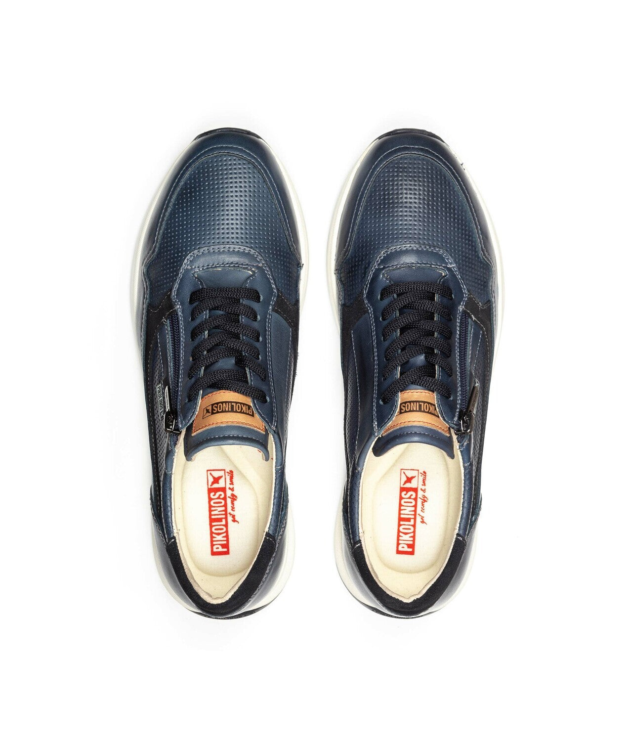 'Getafe' men's lace-up sneaker - Blue