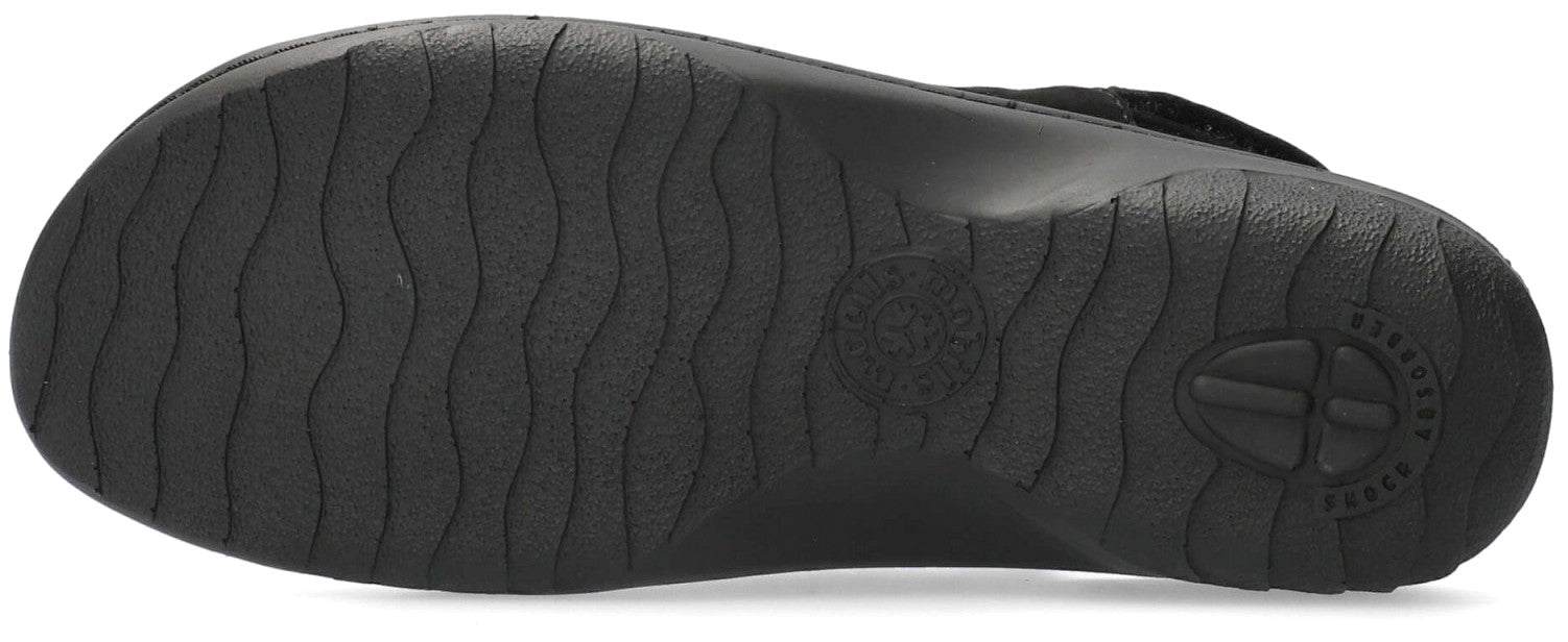 'Gisella' women's ergonomic wide fit (H) sandal - black - Chaplinshoes'Gisella' women's ergonomic wide fit (H) sandal - blackMephisto