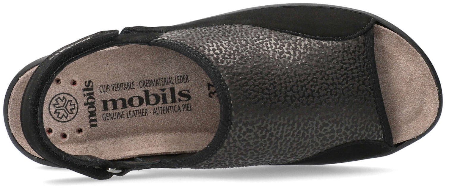 'Gisella' women's ergonomic wide fit (H) sandal - black - Chaplinshoes'Gisella' women's ergonomic wide fit (H) sandal - blackMephisto